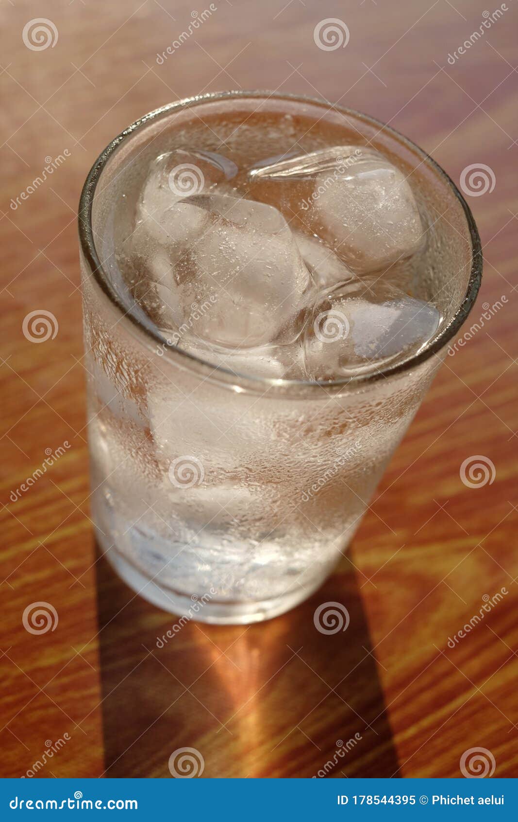 Cold Water Quenches Thirst during Hot Weather. Stock Image Image of