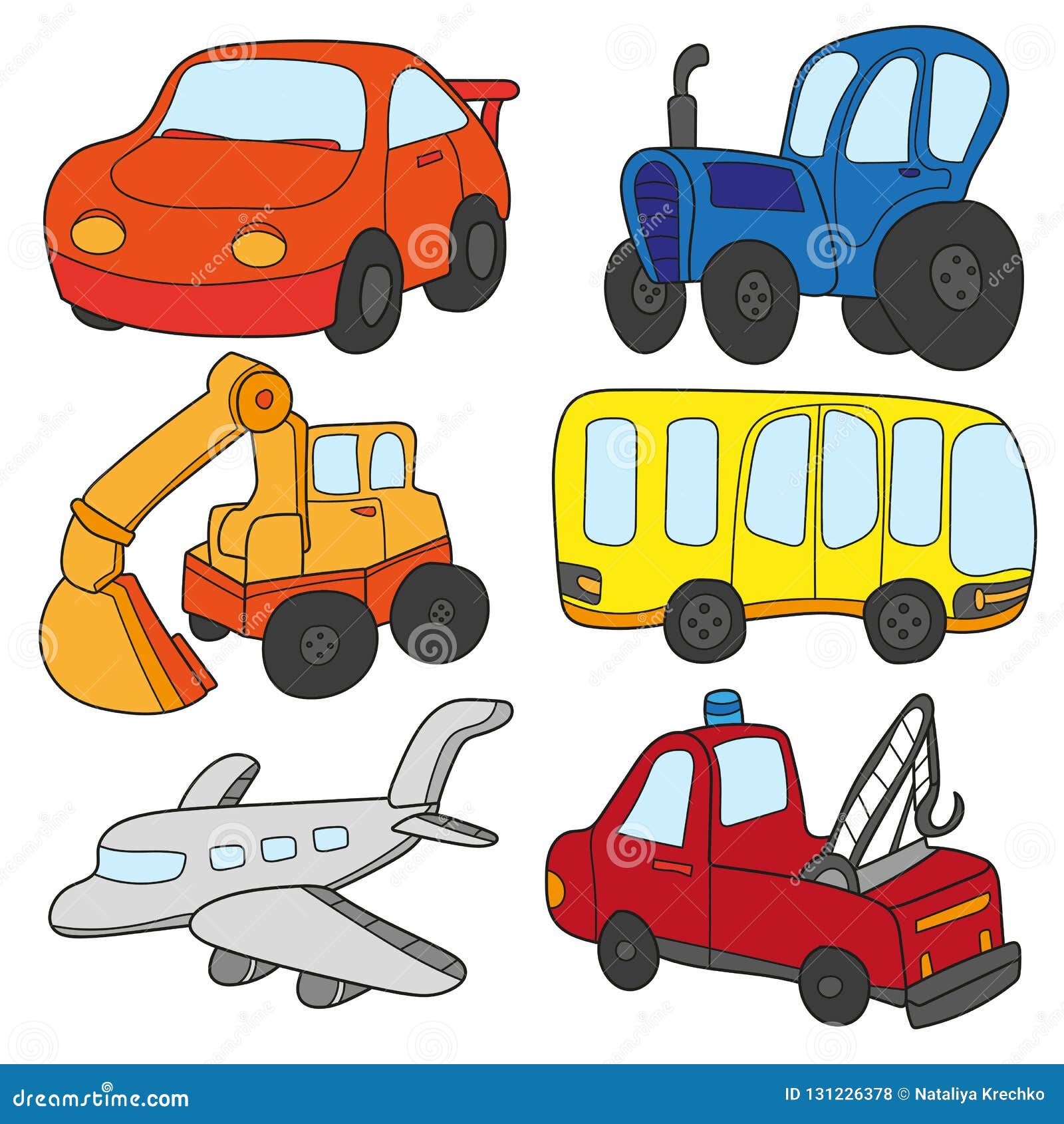 Carros nos desenhos animados