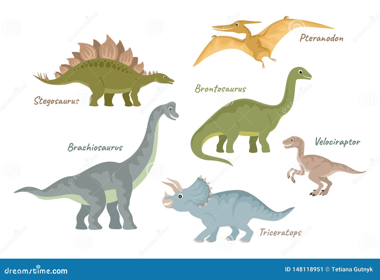 Dibujo de dinosaurio Jurásico braquiosaurus  estegosaurus  Tiranosaurio Rex  ju 