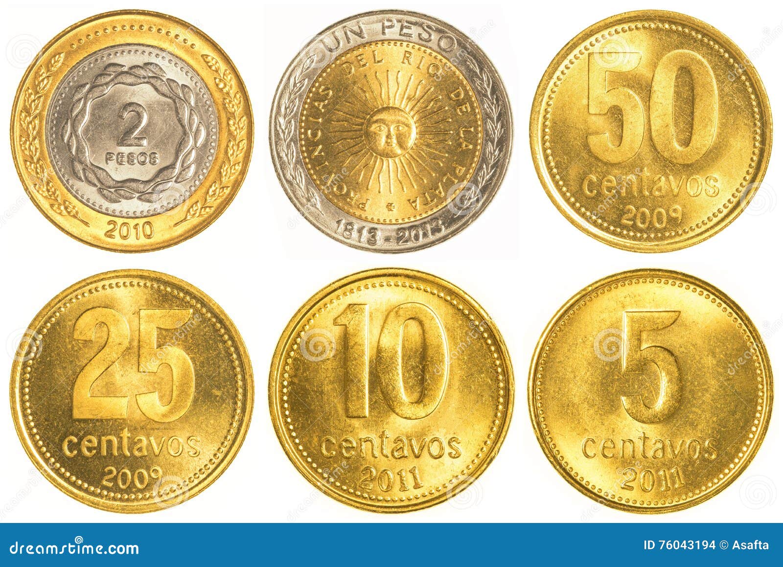 Villano Joya Tentáculo Colección De Monedas De Circulación El Argentino De Peso Foto de archivo -  Imagen de intercambio, dinero: 76043194