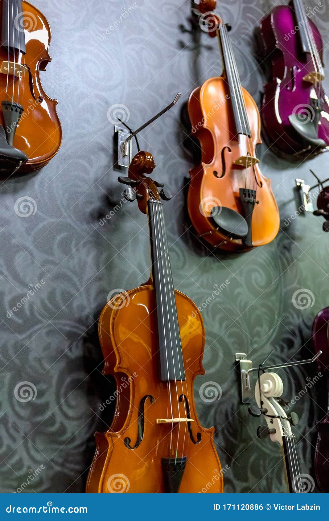 Colección De Violines de - Imagen de tallado, nadie: 171120886