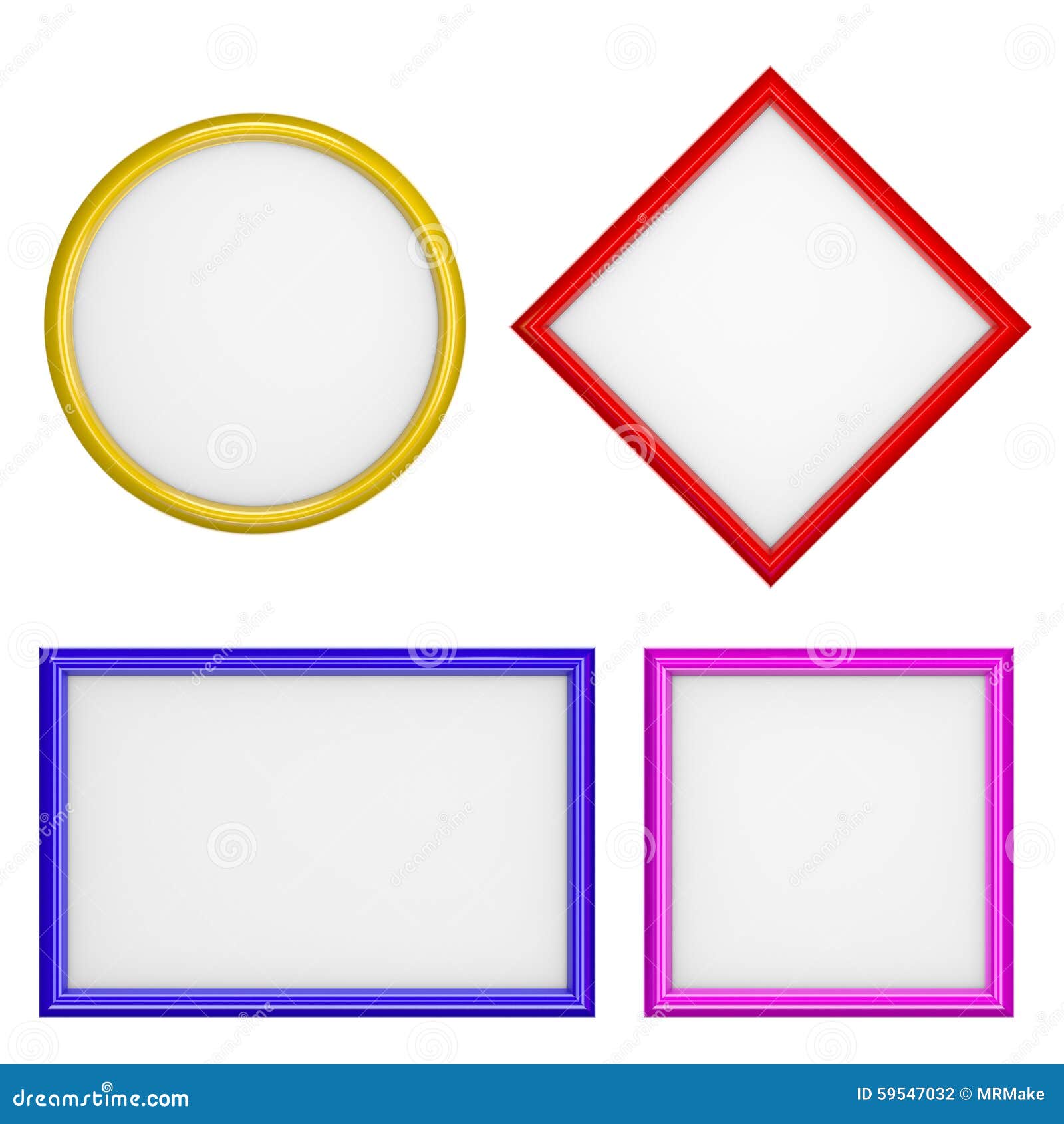Colección de los marcos stock de ilustración. Ilustración de vibrante - 59547032