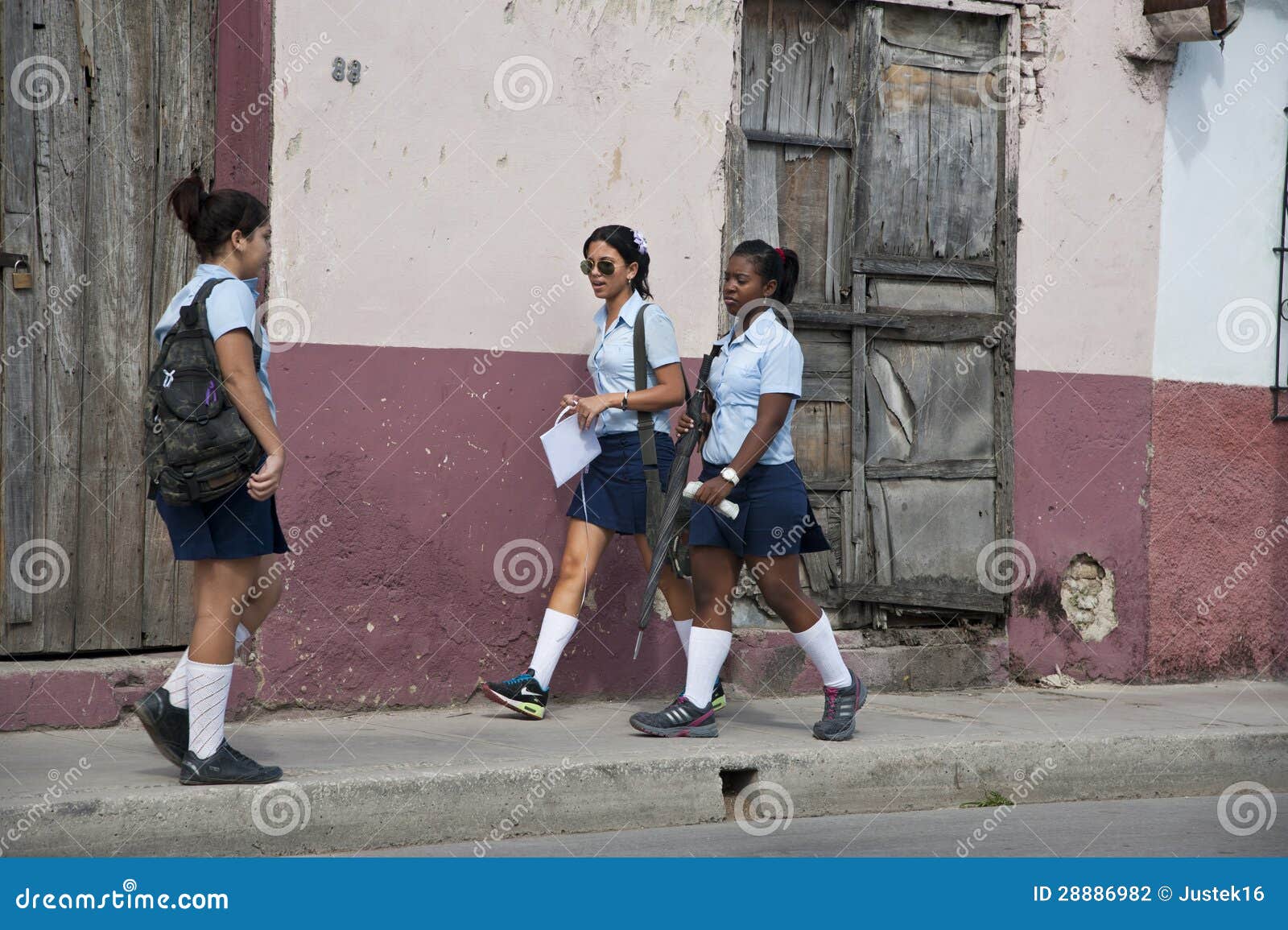 Colejialas cubanas