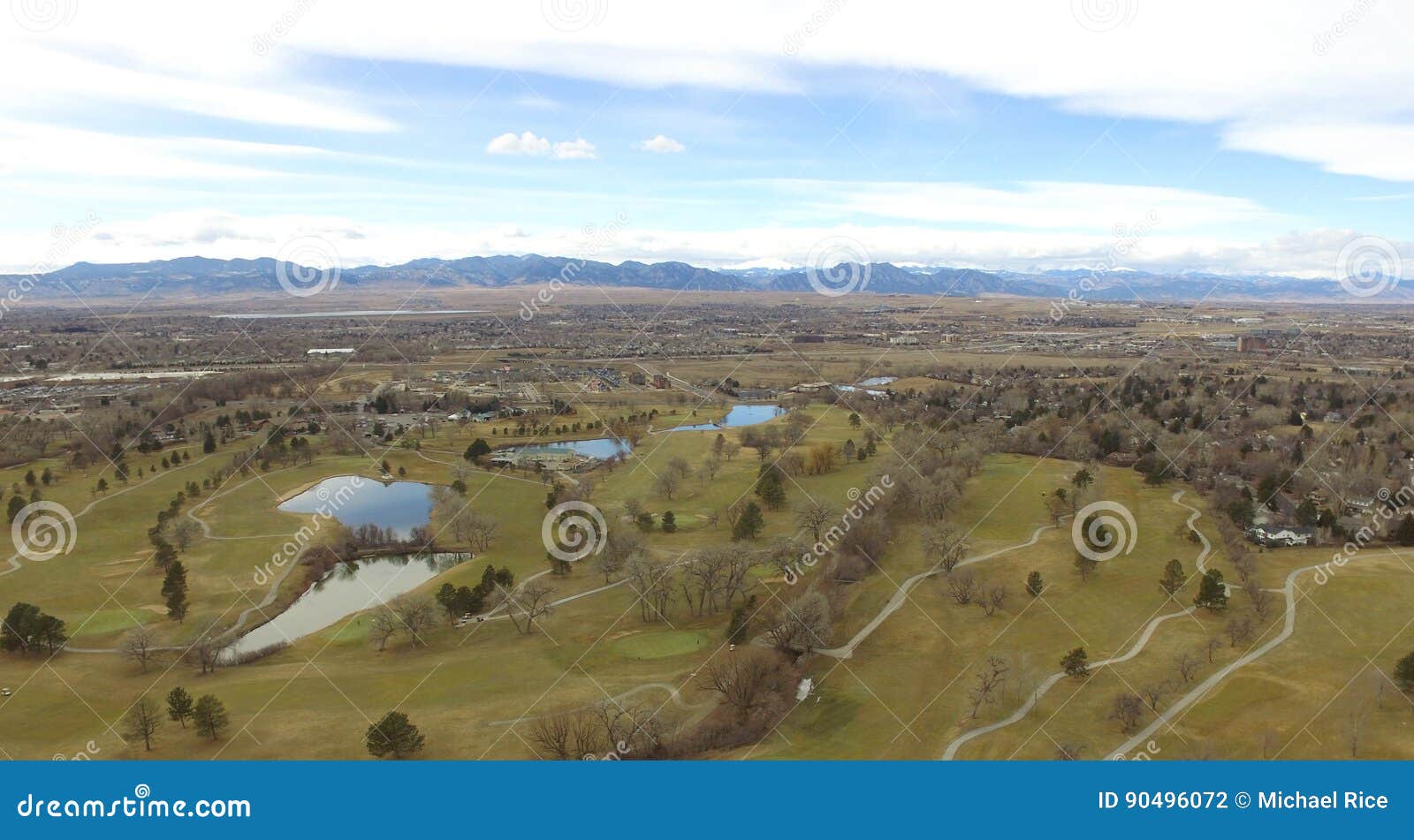 Golf Course in Denver Colorado Stock Photo Image of holes, states