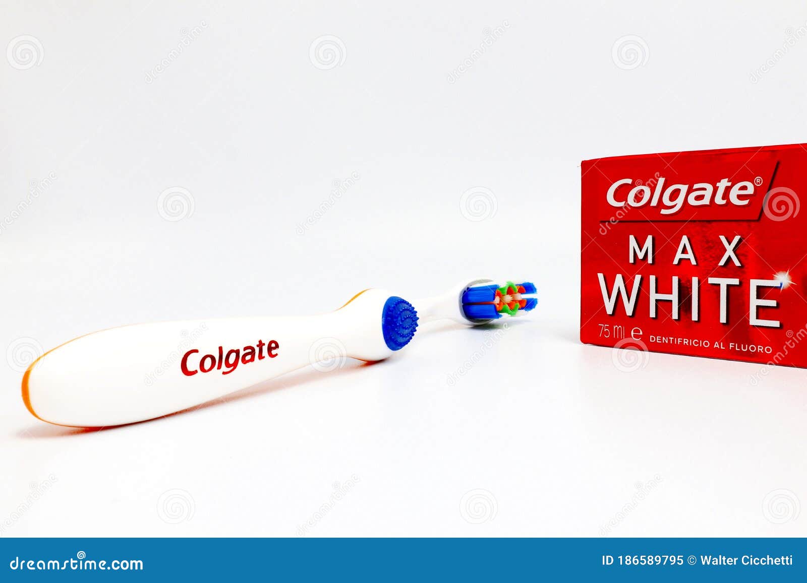 Colgate Max White Toothpaste Produced by ColgatePalmolive Editorial