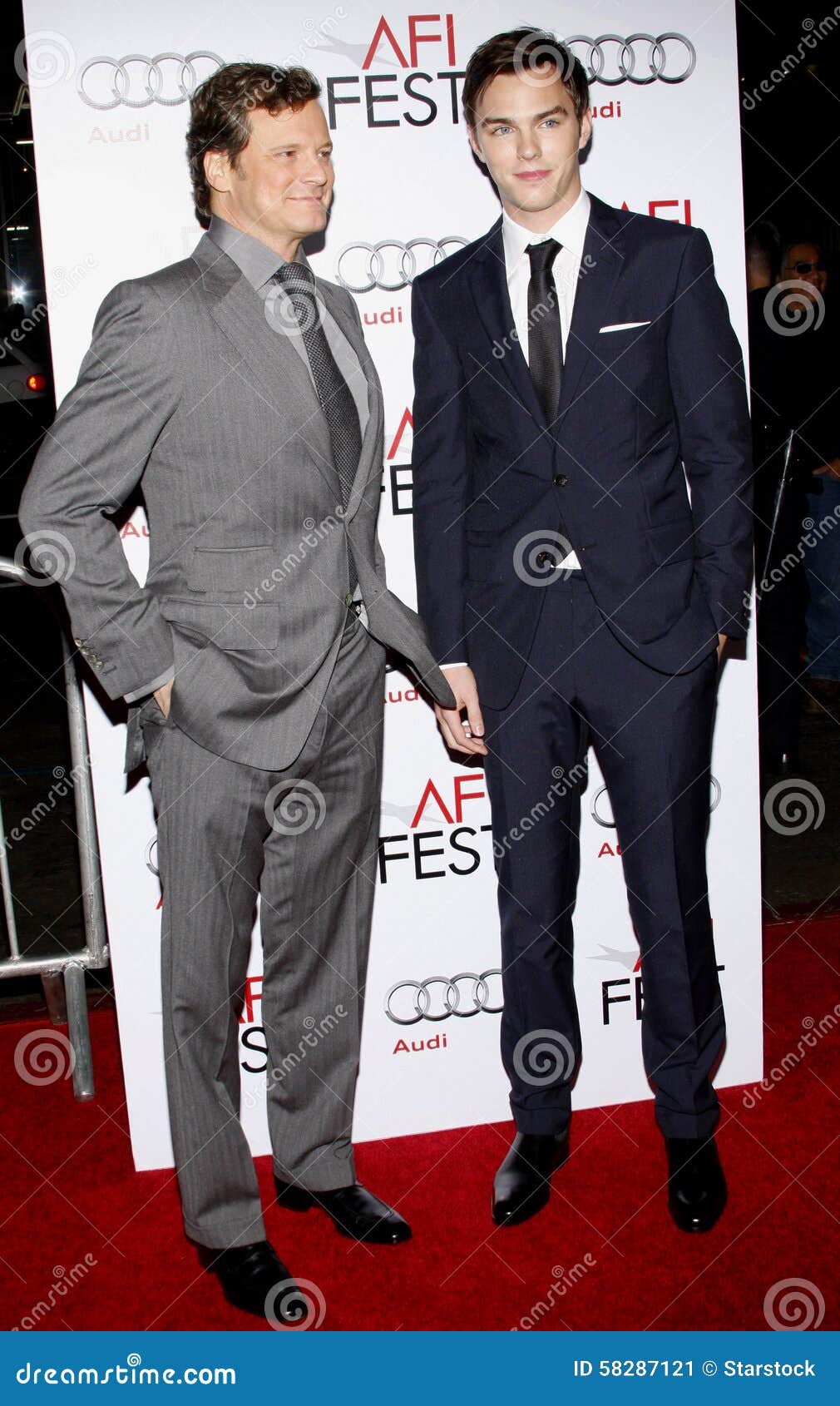 Colin Firth and Nicholas Hoult Editorial Photo - Image of artist ...