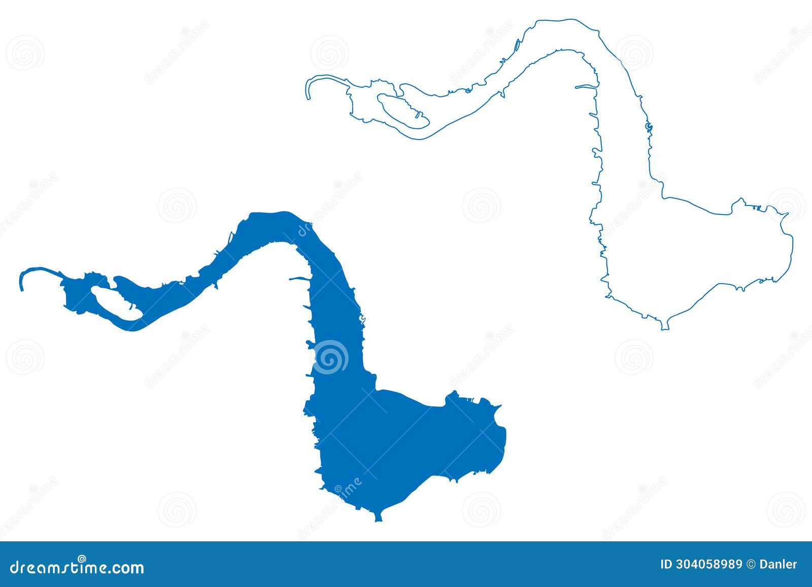 colina lake (mexico, united mexican states) map  ,
