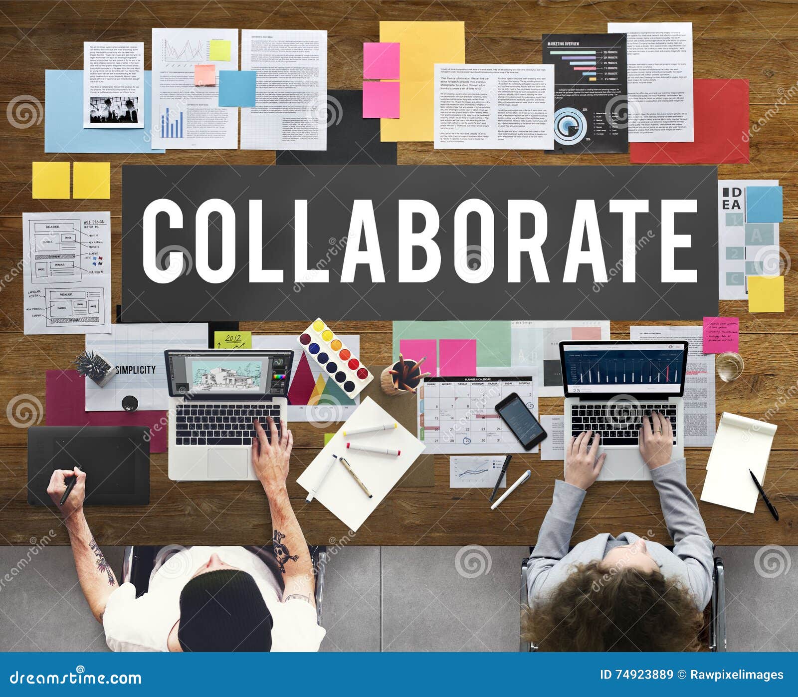 collaborate agreement cooperation partners concept