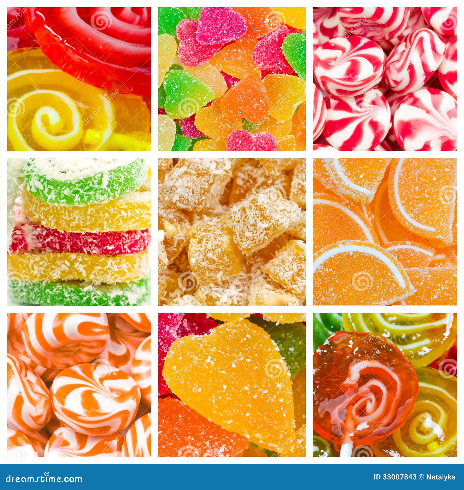 Collage of Candy and Sweets Stock Image Image of lollipop, jelly