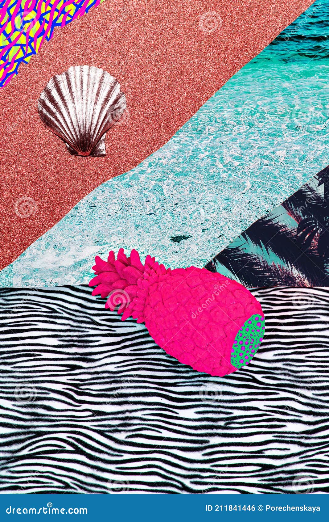 Collage De Arte Tropical Mínimo. Fondo De Pantalla. Textura De Verano De Playa Y Piña. Escena De La Moda De Vida. Concepto De Vaca Foto de archivo - Imagen de conceptual, ilustraciones: Collage De Arte Tropical Mínimo. Fondo De Pantalla. Textura De Verano De Playa Y Piña. Escena De La Moda De Vida. Concepto De Vaca Foto de archivo - Imagen de conceptual, ilustraciones: