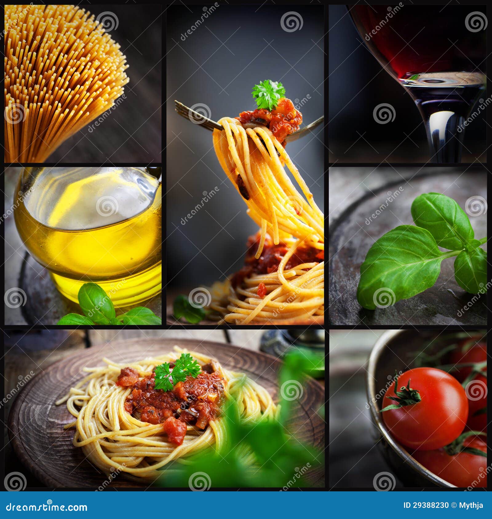 Collage de las pastas foto de archivo. Imagen de cocina - 29388230