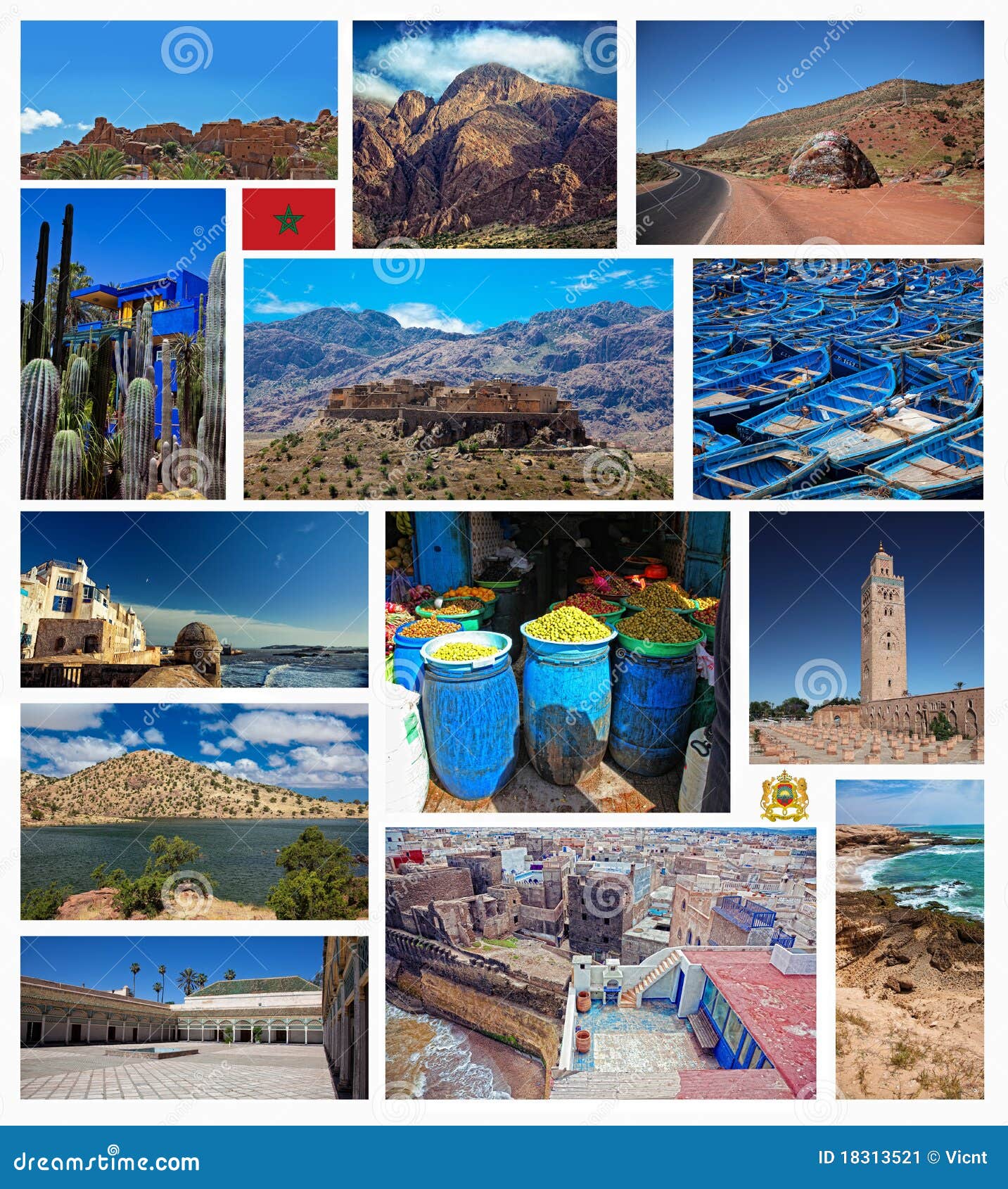 Verre à Shot Collage Des Monuments Et Icônes De La Grèce