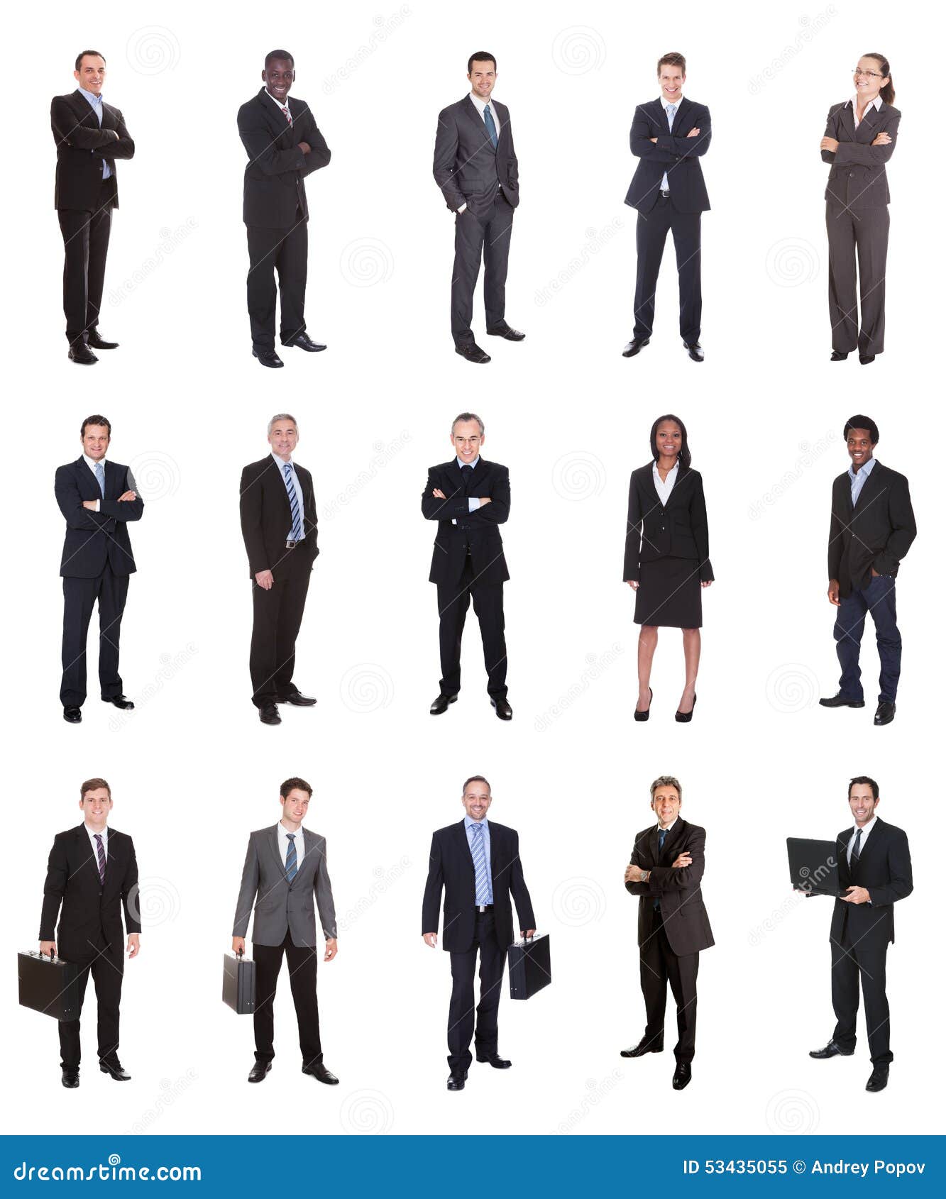 Collage of Diverse Businesspeople Stock Image - Image of partnership ...