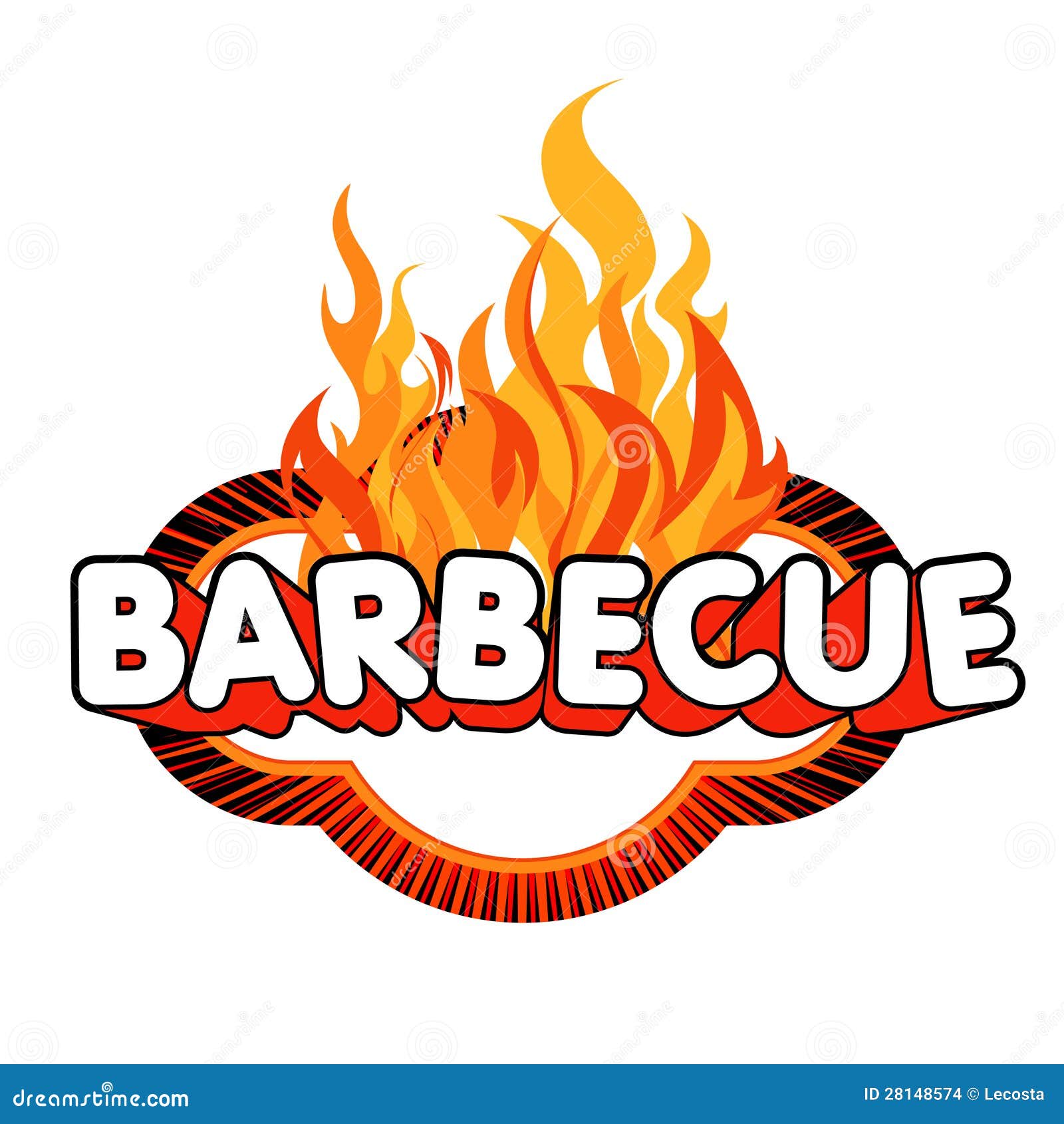 Barbecue BBQ flammes fer sur Applique Patch 