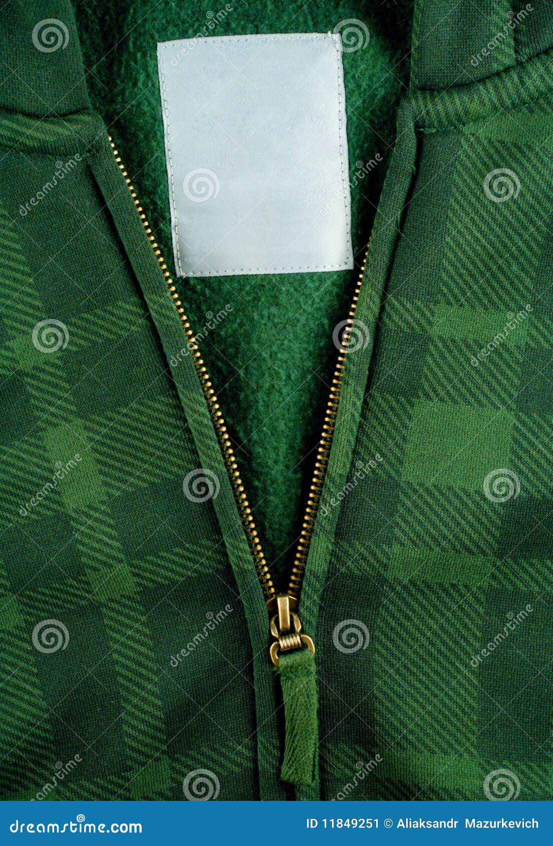 Collar with blank label stock image. Image of paper, checkered - 11849251