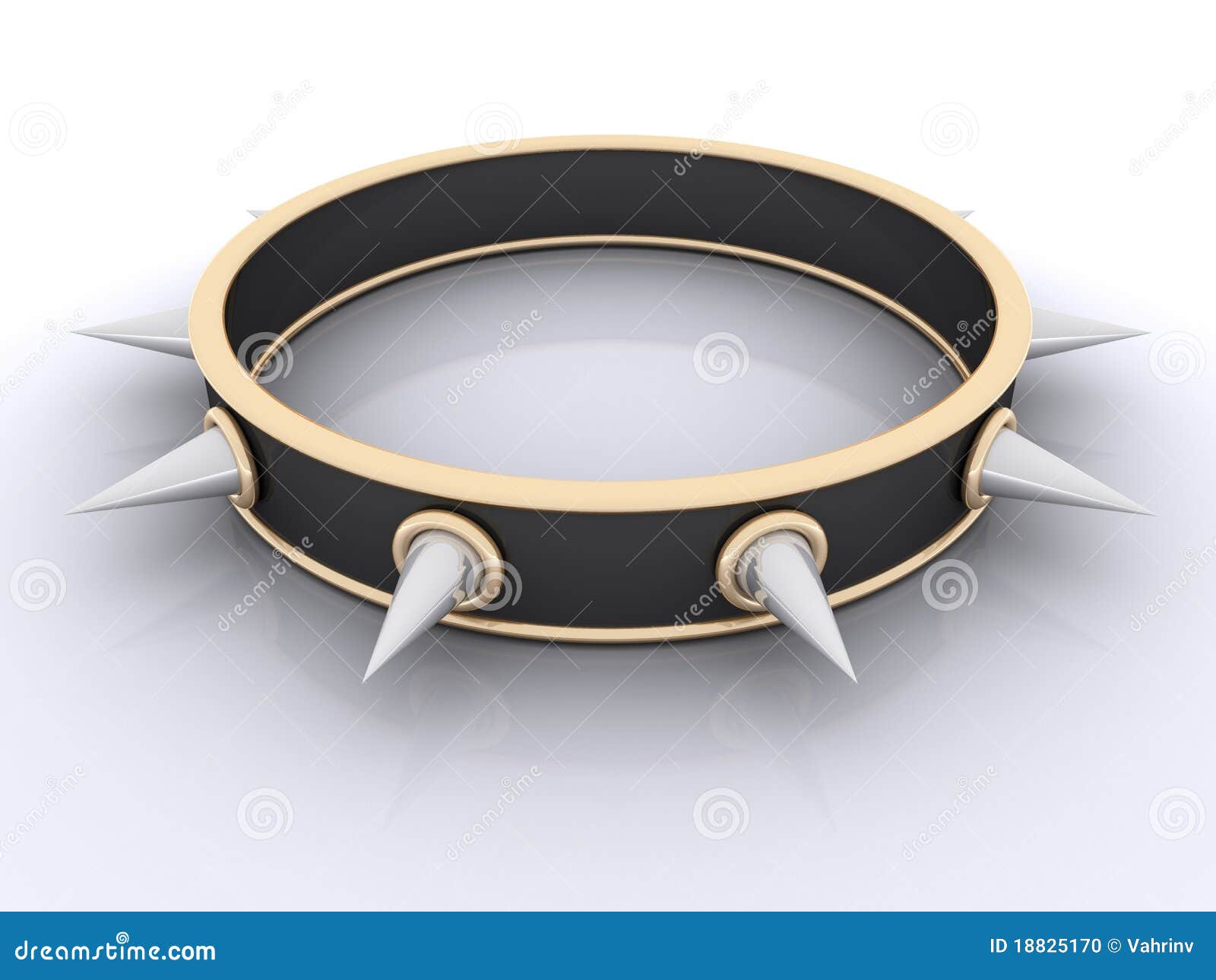 De Perro Con Los Puntos De Oro Stock de ilustración - Ilustración de lengüeta, collar: 18825170