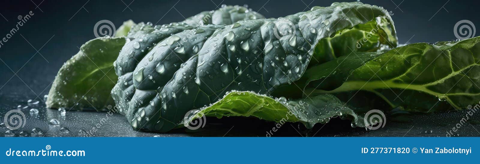 Collard Greens Yellow Sign With Cloudy Background Stock Photography
