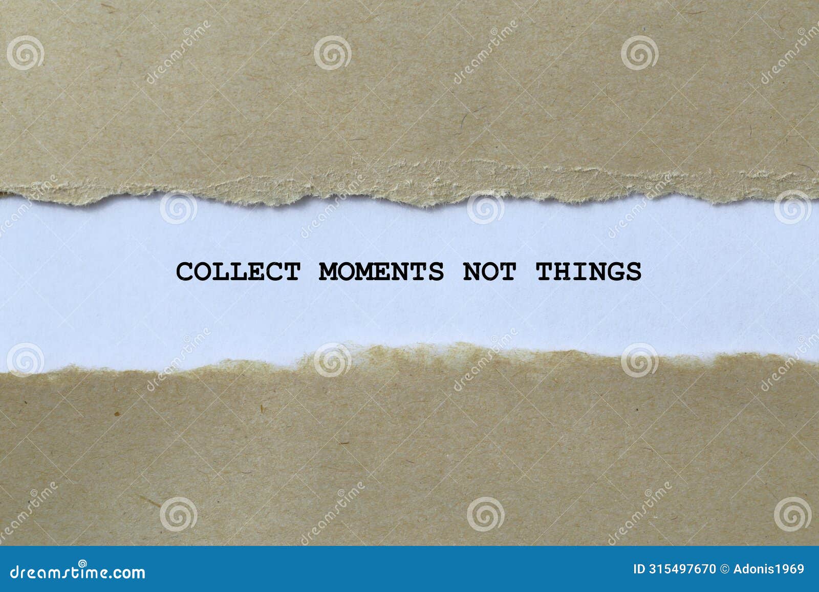 collect moments not healing on white paper