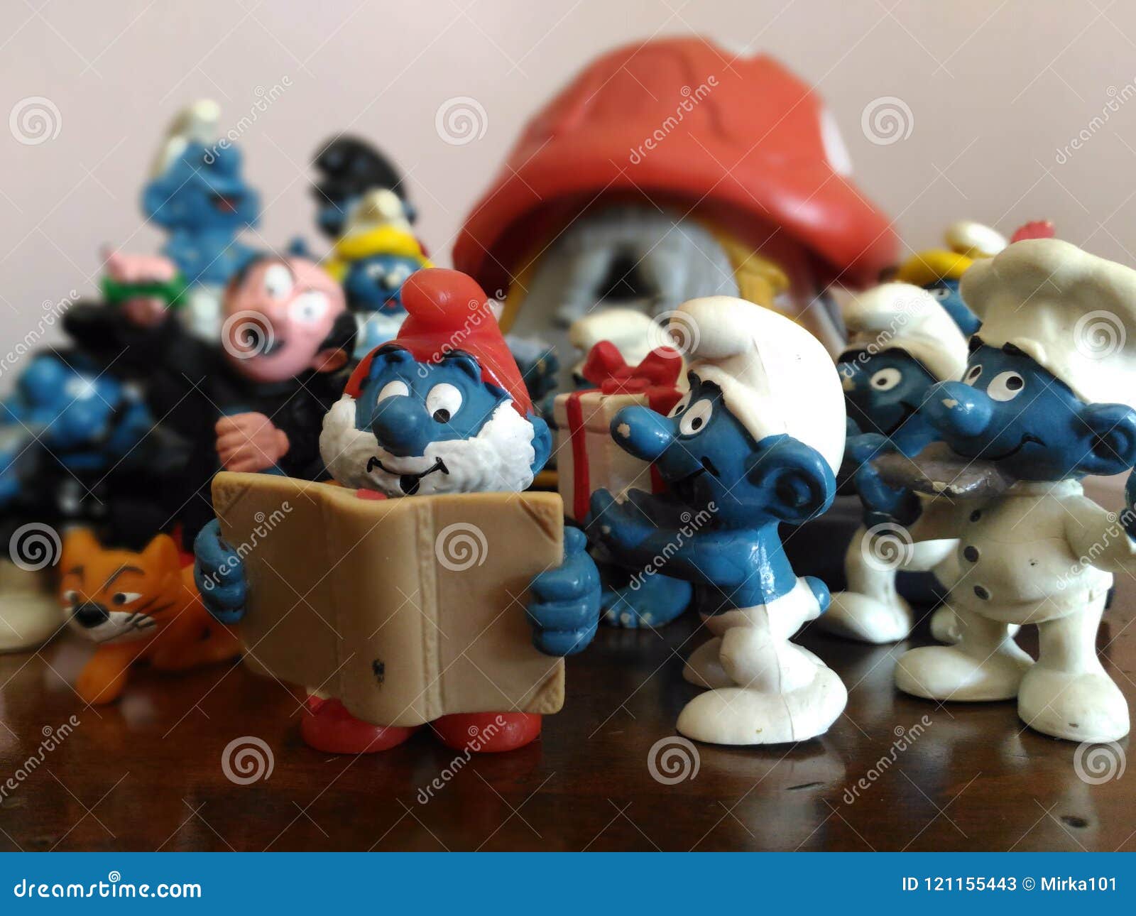 Collectible Toys: the Smurfs! Editorial Stock Photo - Image of rubber,  popular: 121155443