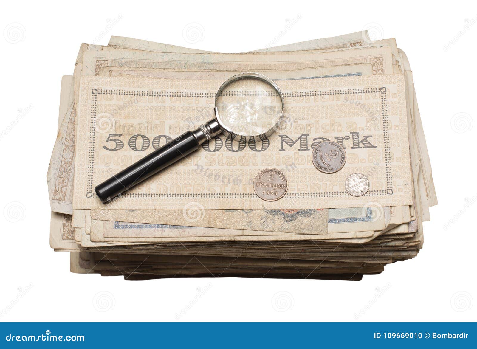Collectibles Coins Banknotes Awards Stock Photo Image of collection