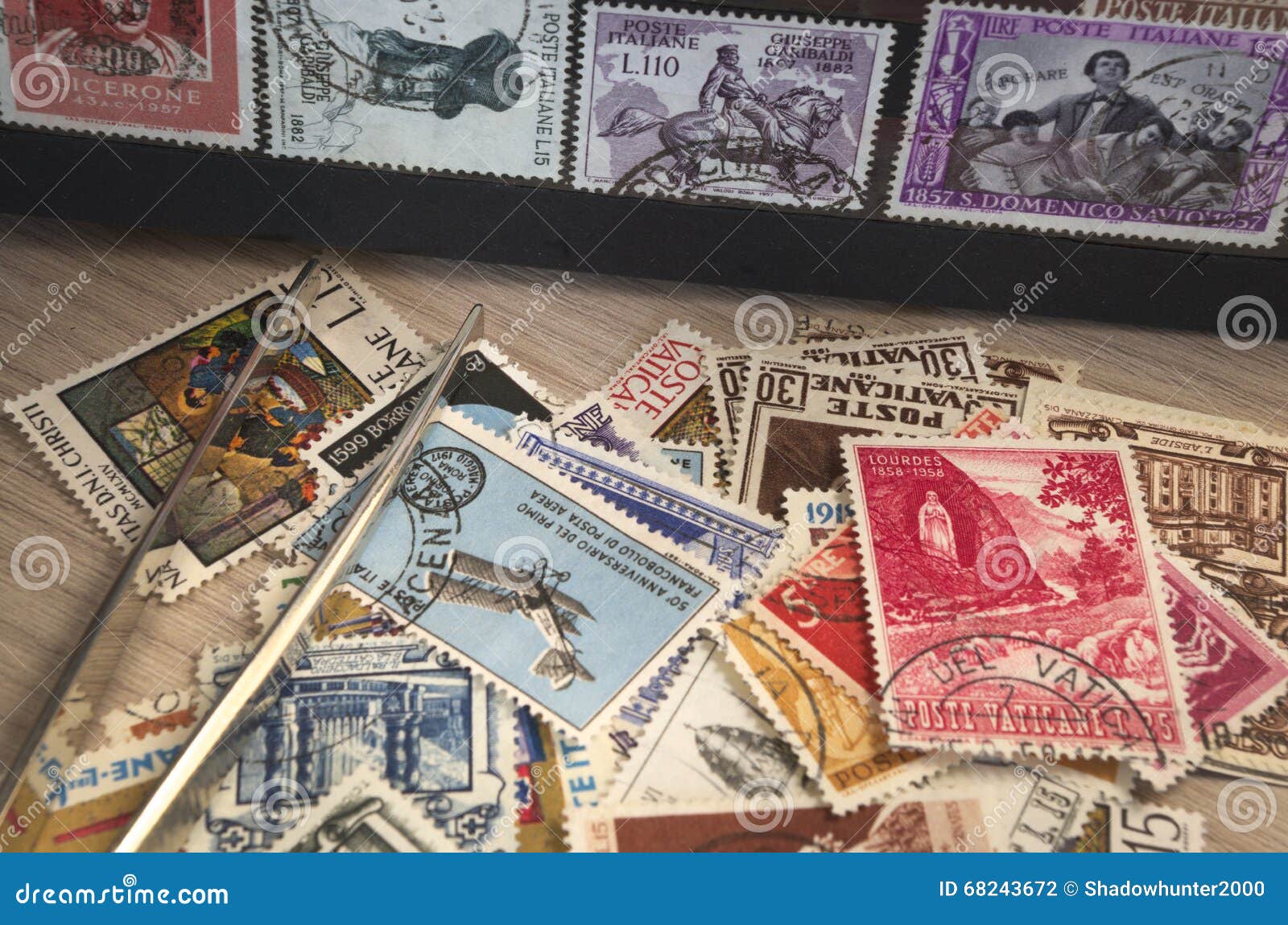 Collecting stamps editorial photography. Image of post 68243672