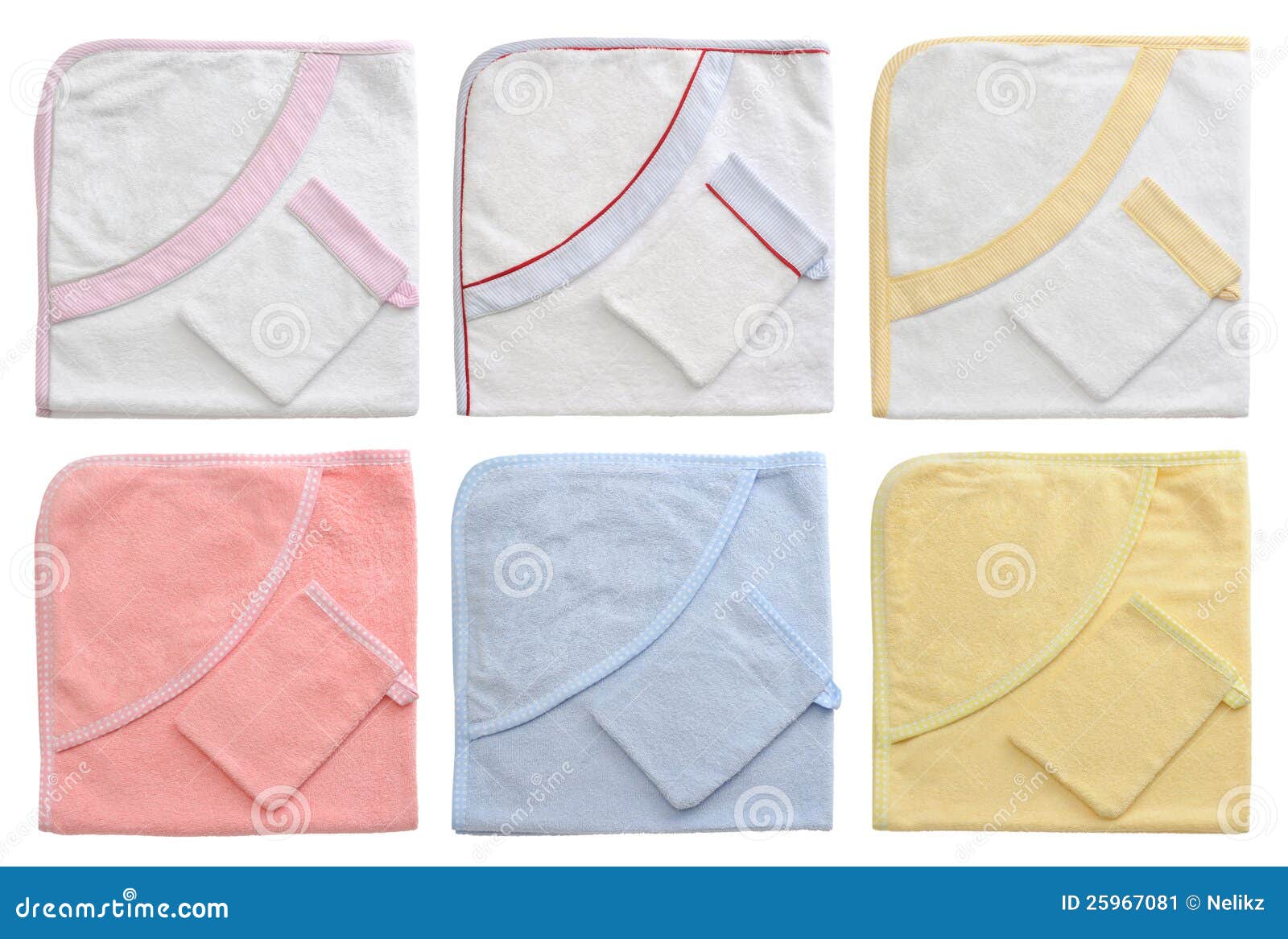 Collection of Bathing Baby Towels Stock Image Image of absorbent