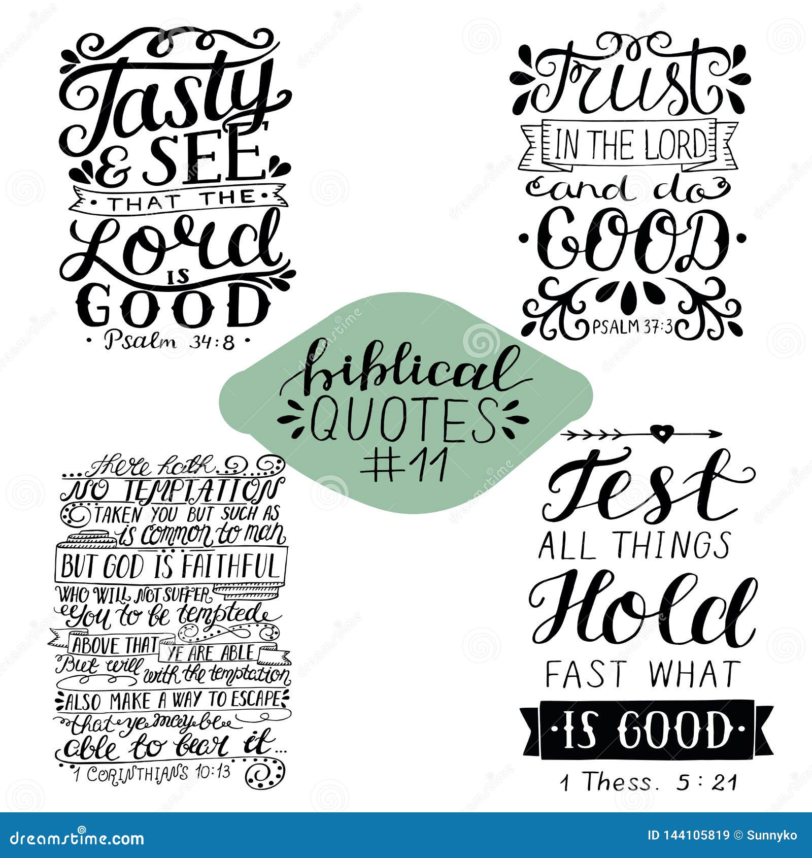 Collection 11 With Bible Verse Tasty And See Trust In The Lord And Do Good Test All Things Temtation Stock Illustration Illustration Of Jesus Print Collection 11 With Bible Verse Tasty And See Trust In The Lord And Do Good Test All Things Temtation Stock Illustration Illustration Of Jesus Print
