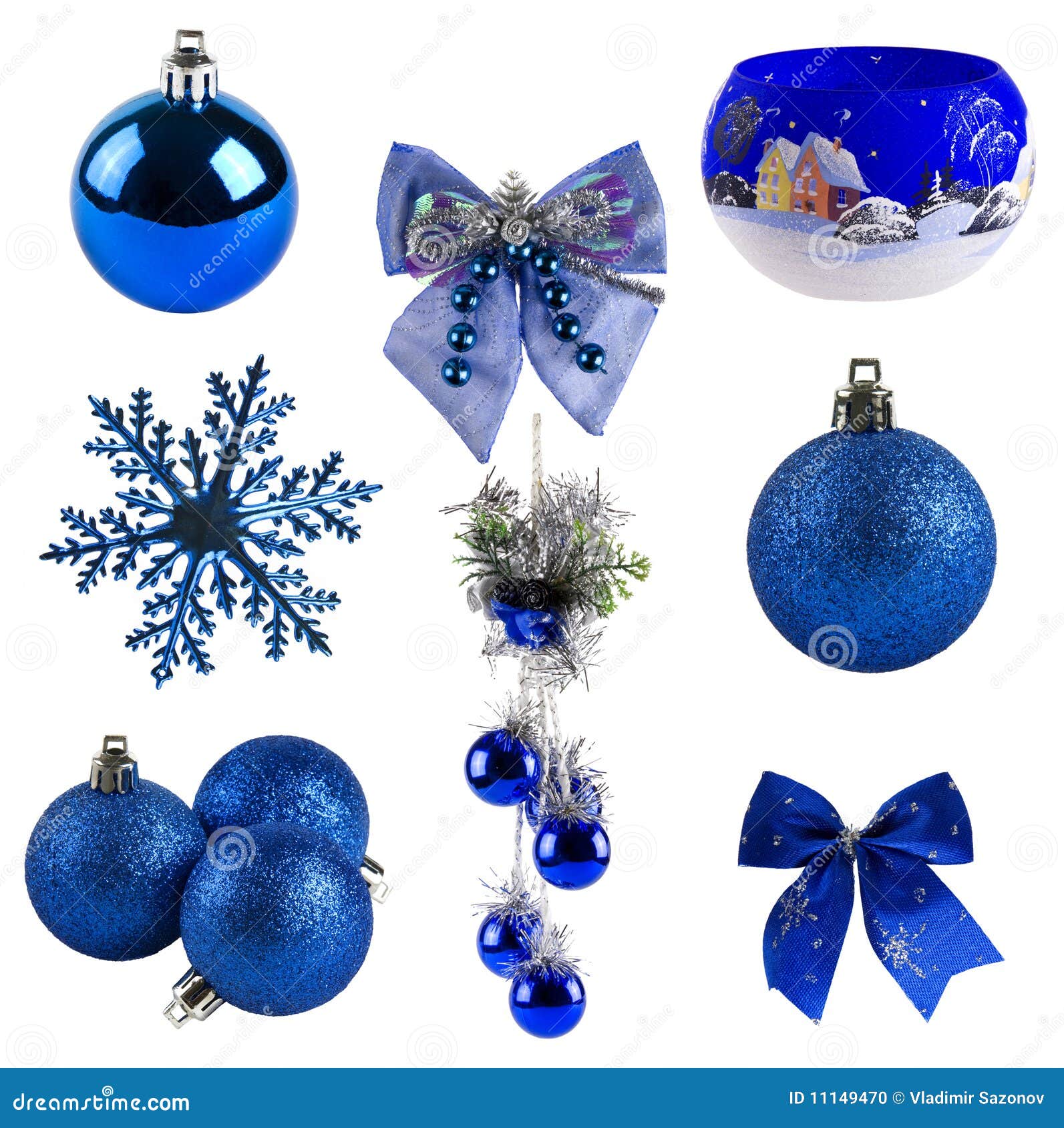 Collection of Christmas Decoration Stock Photo Image of ornament