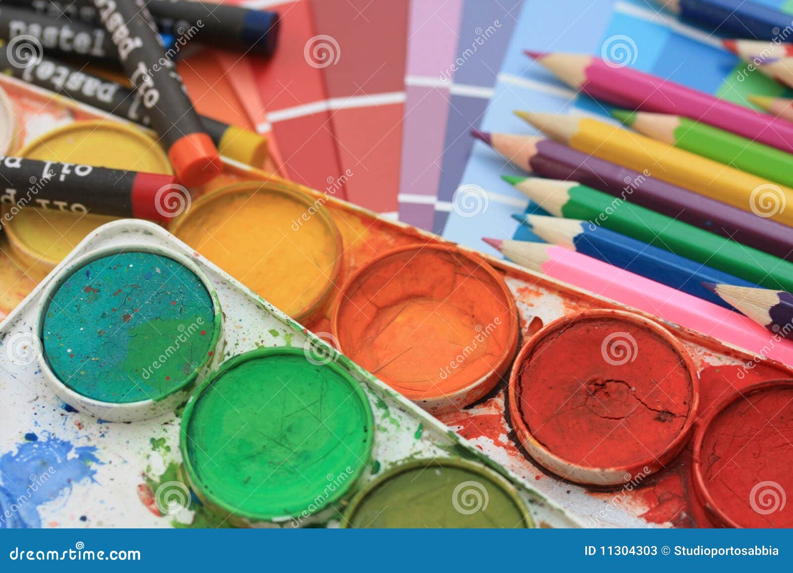 Collection of Color Samples Stock Image Image of mixing, inventive