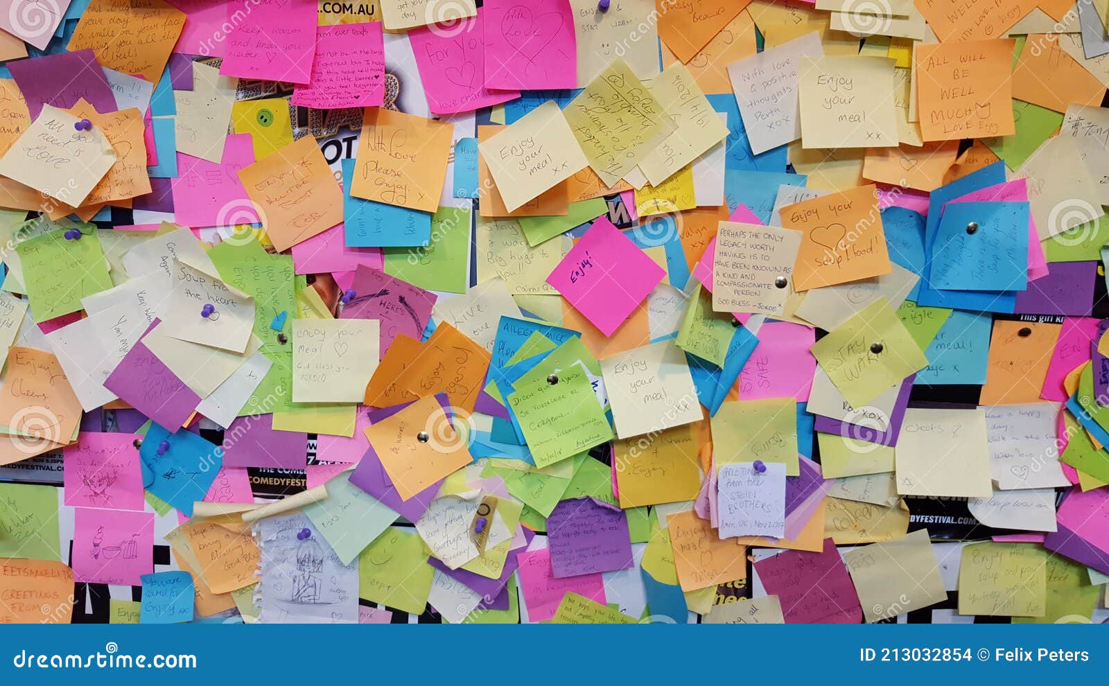 Colorful Post it Brainstorming Workshop Stock Photo - Image of