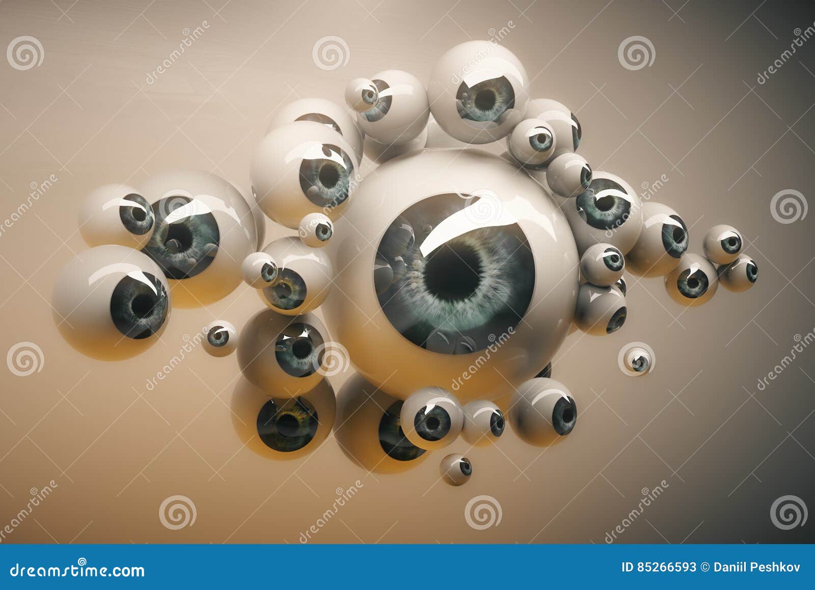 Globe Oculaire Gonflable D'halloween Thème D'halloween Globes Oculaires