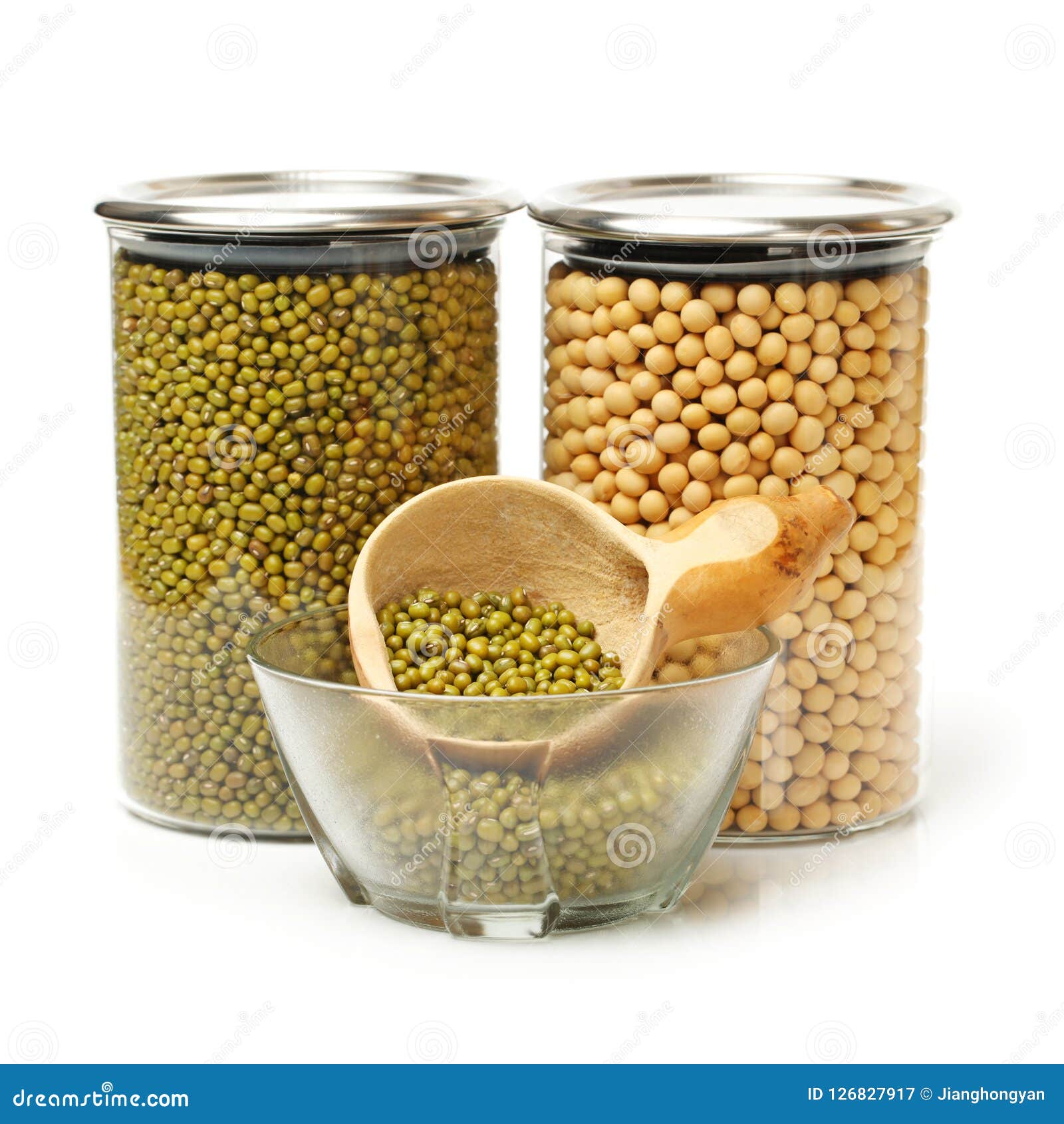 Collection of Different Legumes Stock Image - Image of black, foodstuff ...