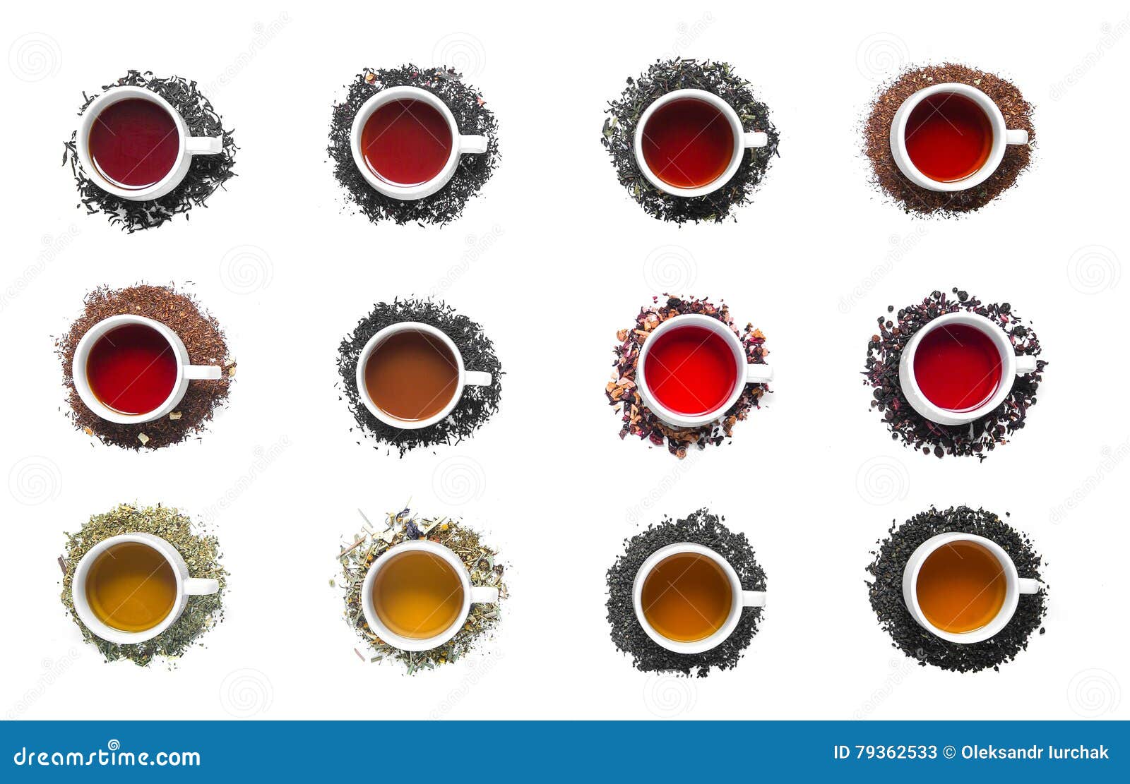 Collection of Different Teas in Cups Stock Image Image of crop, individuality 79362533