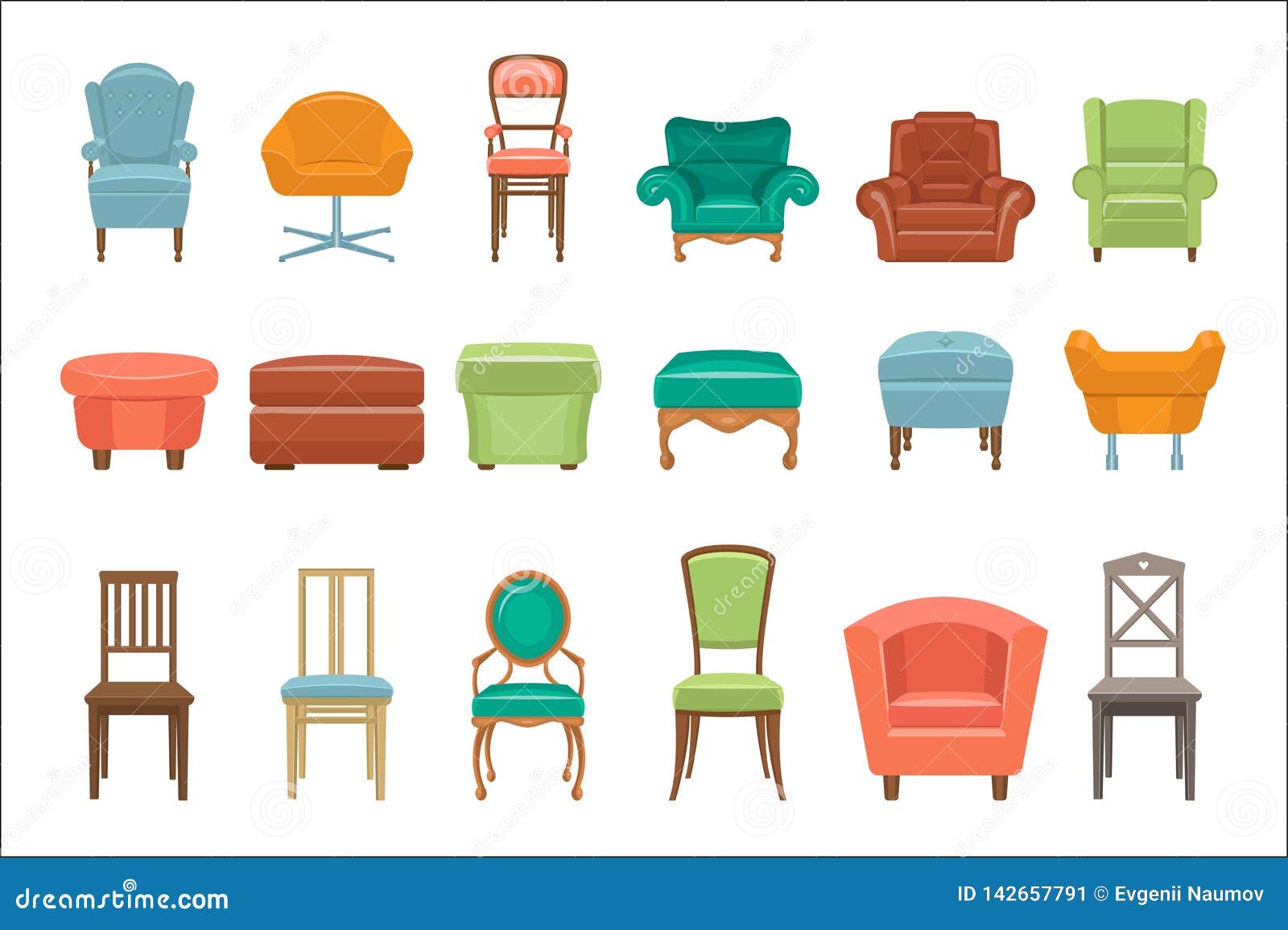 Collection Of Different Types Seating Armchairs Chairs Poufs collection-of-different-types-seating-armchairs-chairs-poufs