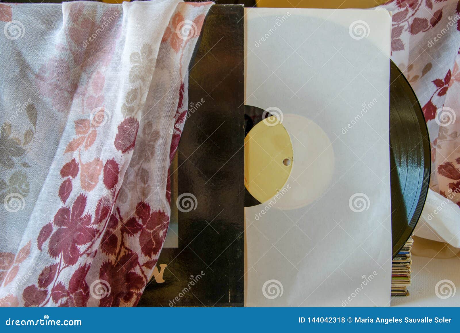 Collection of discs. stock photo. Image of hear, songs 144042318