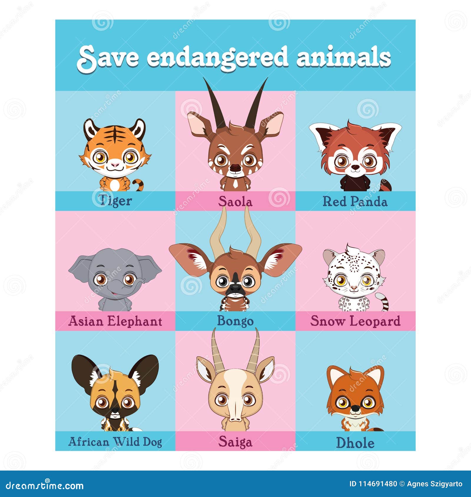 Collection of Endangered Animal Portraits Stock Vector - Illustration of pose, antler: 114691480 Collection of Endangered Animal Portraits Stock Vector - Illustration of pose, antler: 114691480