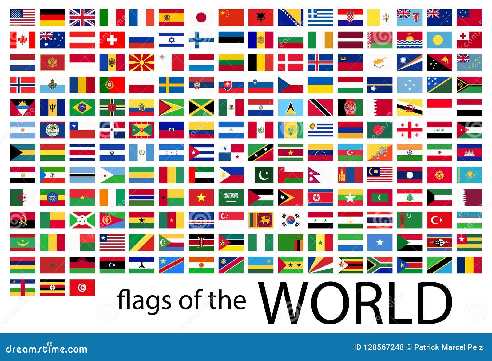 national flags of the world countries