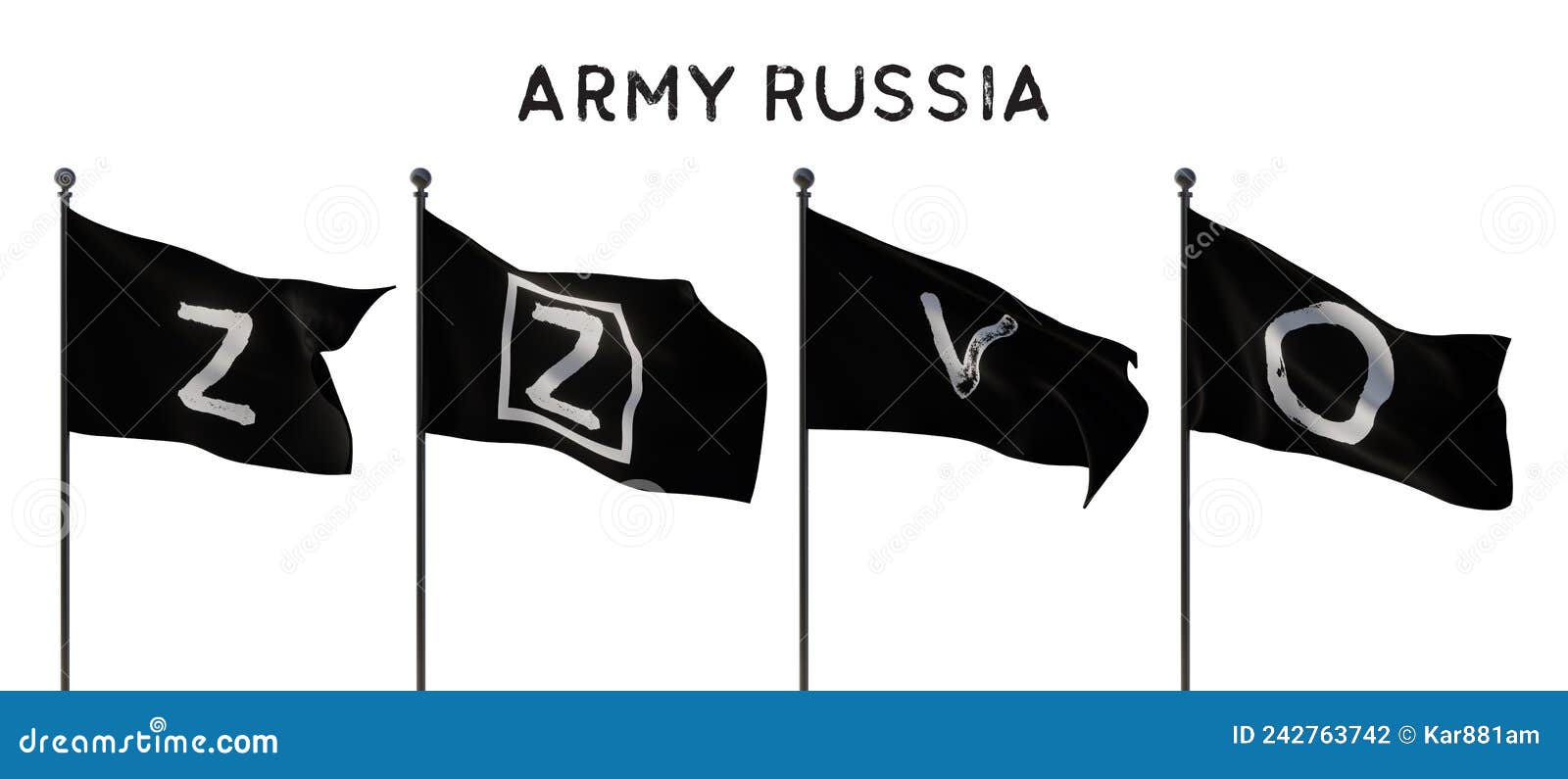 Russian Army flags