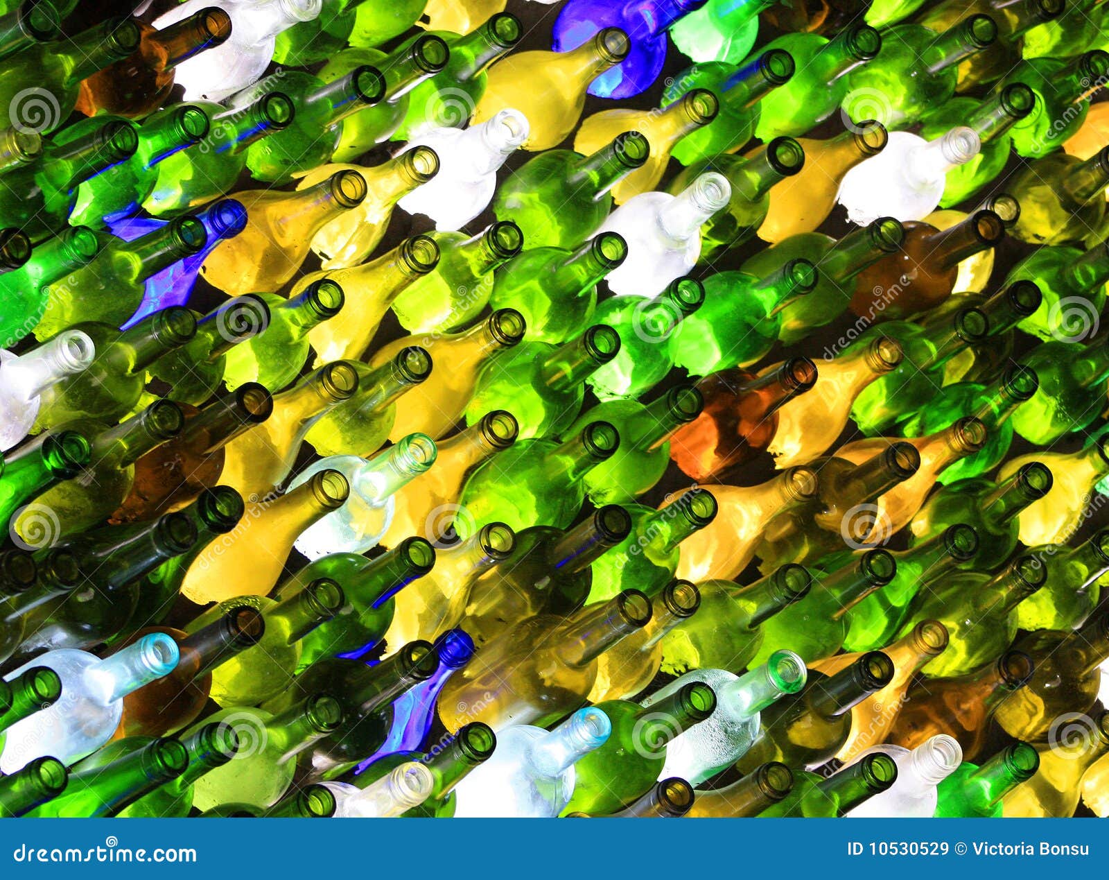 Collection of Glass Bottles Stock Image Image of beverages, bottles