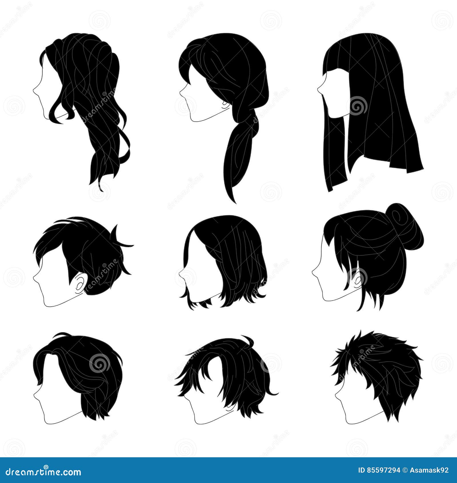 PENUP Blog — [Tip] Draw hair Using Sketchbook app