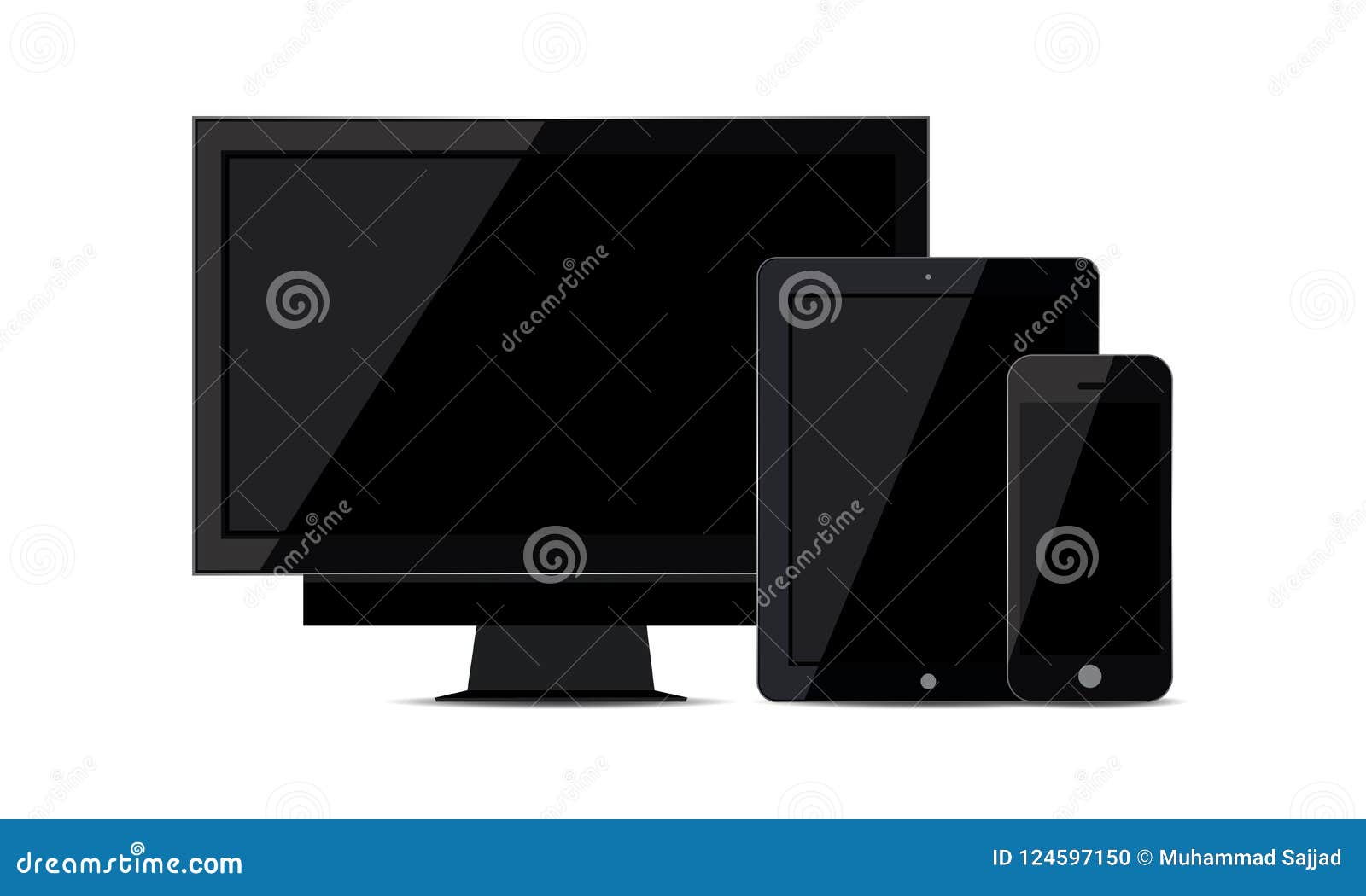 Download Set Of Realistic Vector Android Mobile Phone Ipad Tablet ...