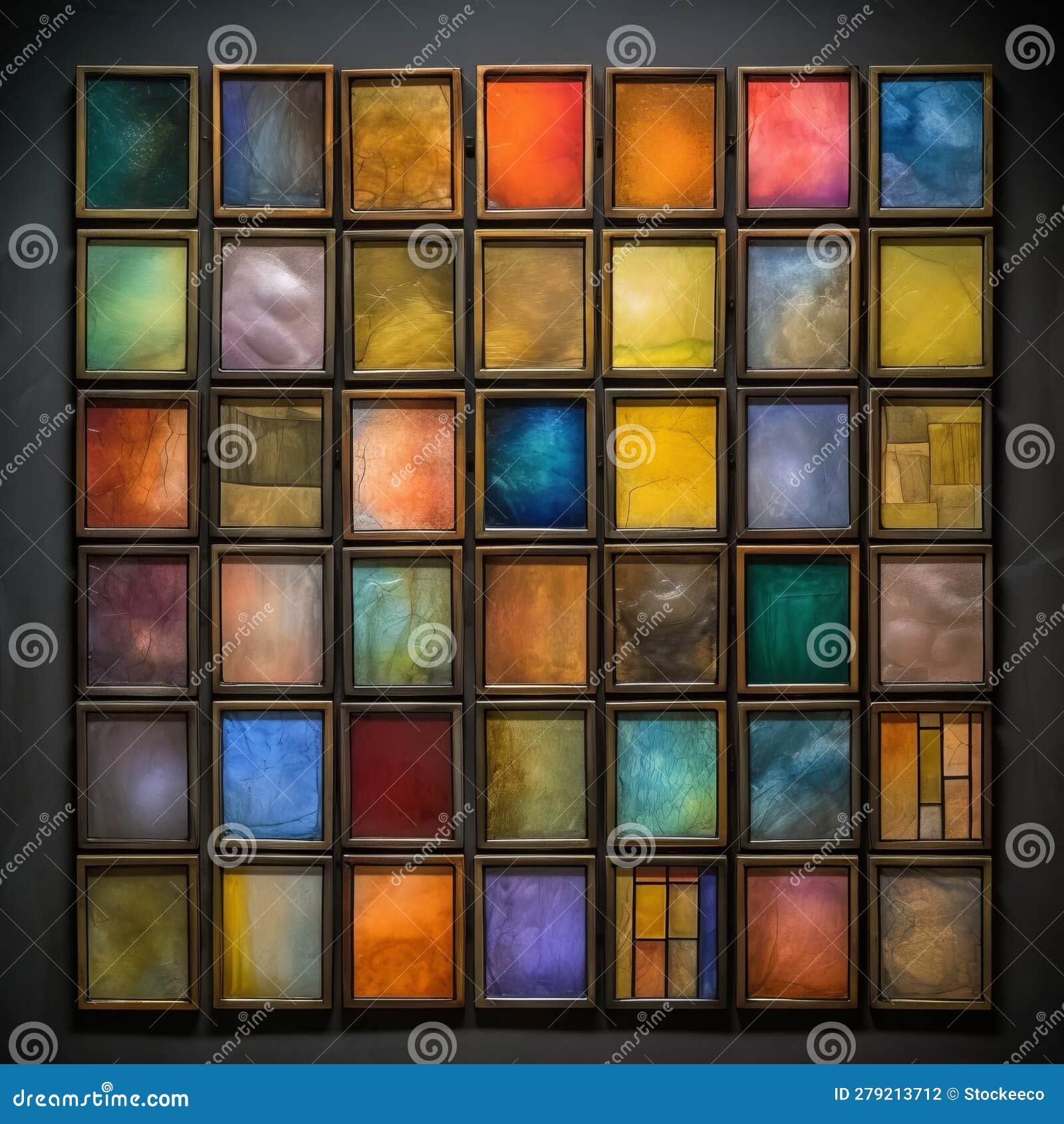 leaded panels in wet plate style