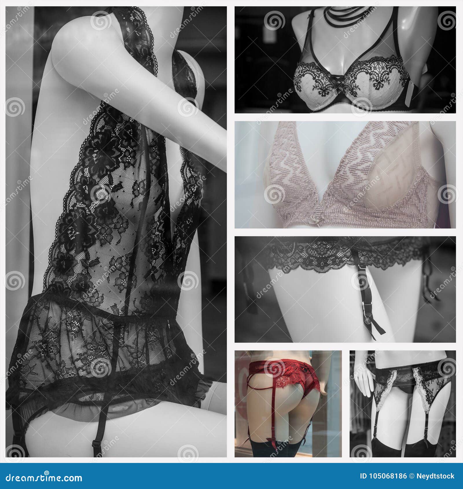 Collection of Luxury Underwear Stock Photo Image of black, beautiful