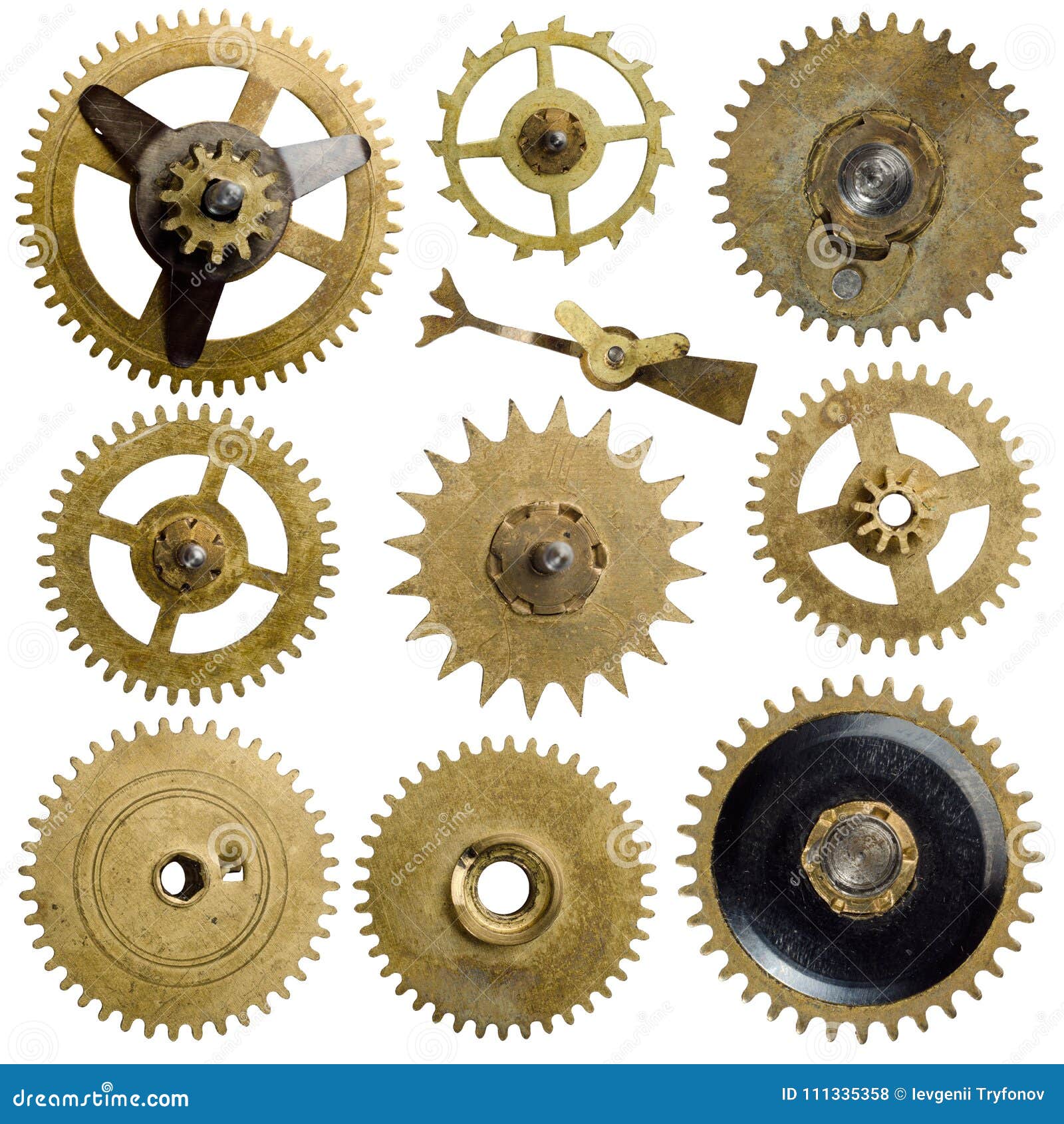 Collection Machine Gear Isolated on White Stock Photo Image of