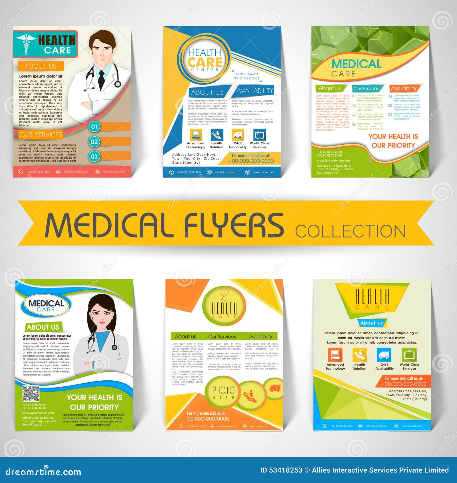 Medical Pamphlet Template Free from thumbs.dreamstime.com