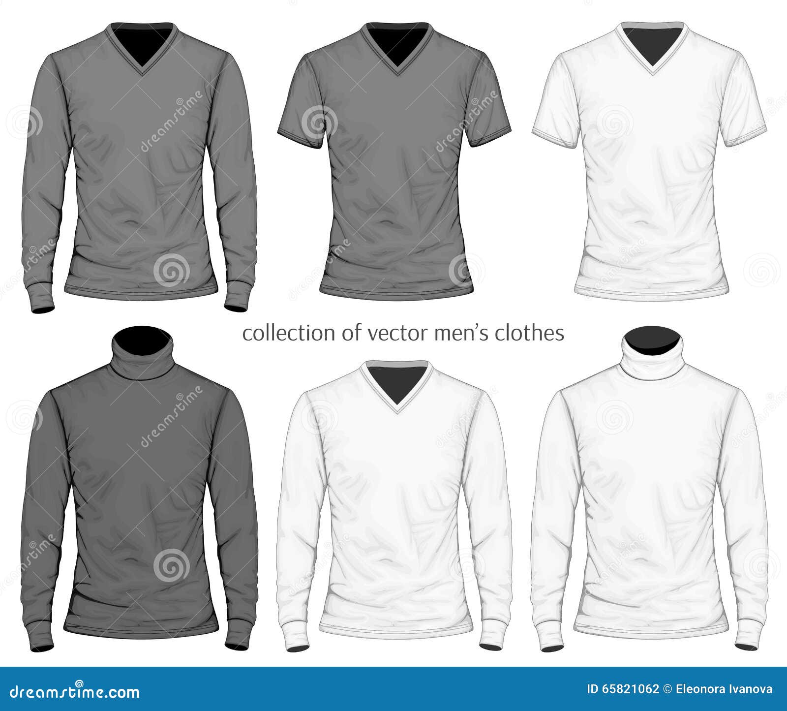 Collection of men clothes stock vector. Illustration of wear - 65821062