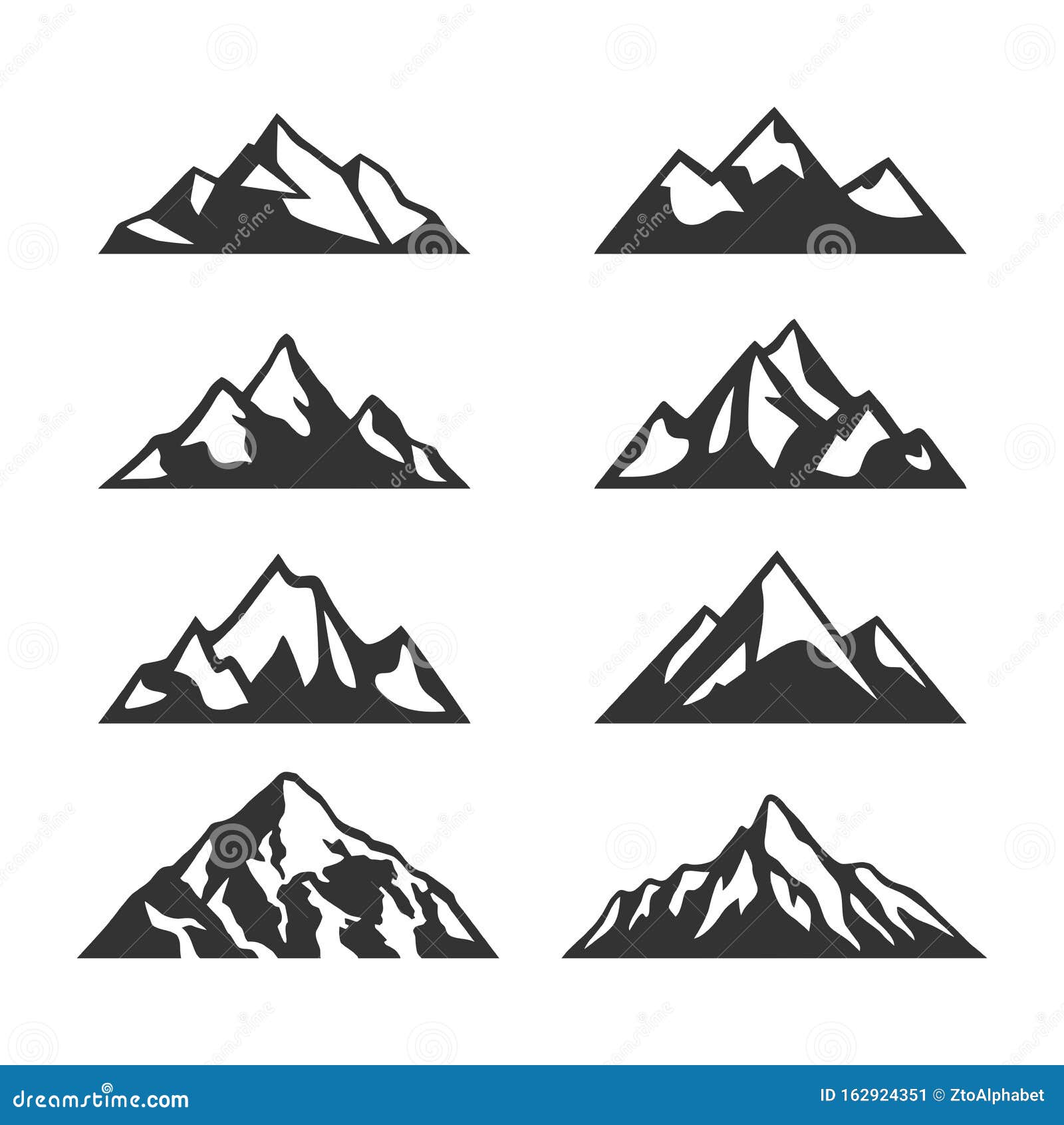 Mountain Silhouette Stock Illustrations – 181,507 Mountain Silhouette Stock  Illustrations, Vectors & Clipart - Dreamstime