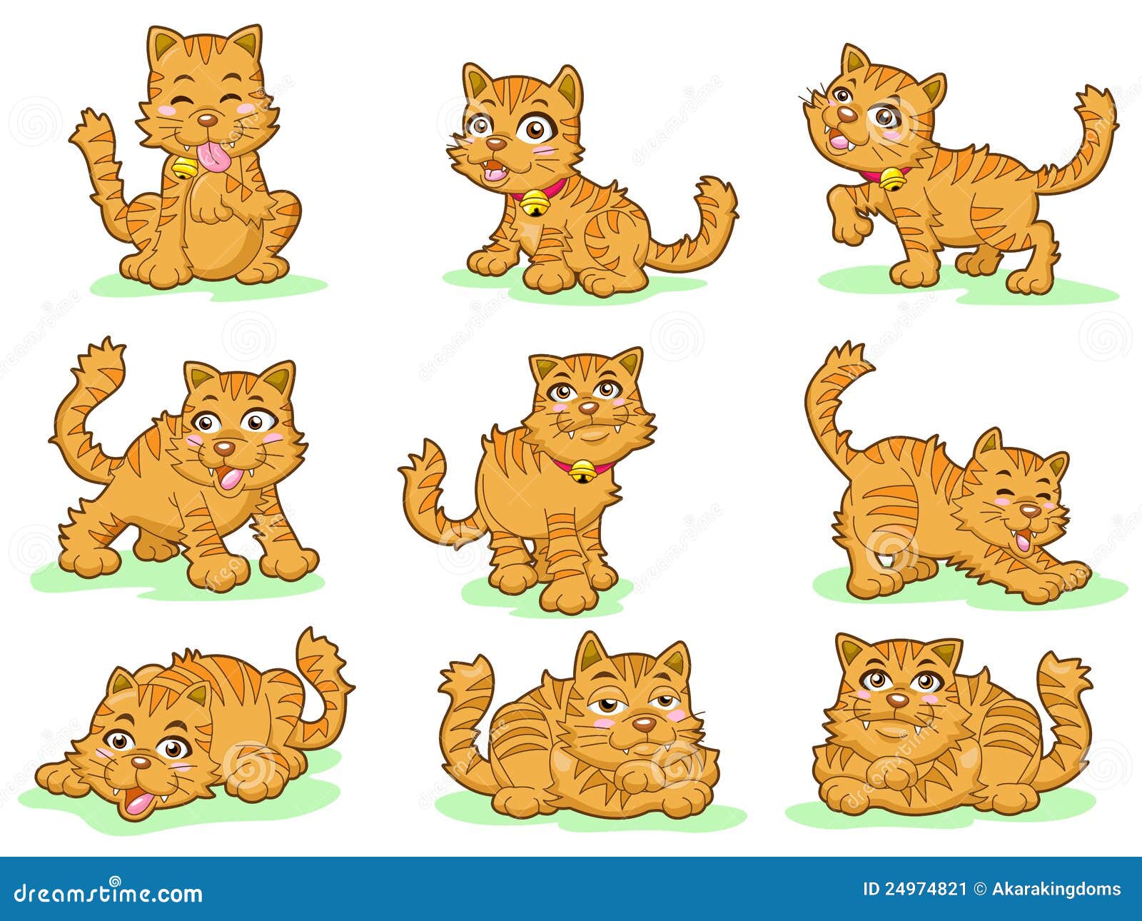 Collection of Nine Cute Kittens Stock Vector - Illustration of nice, adorable: 24974821 Collection of Nine Cute Kittens Stock Vector - Illustration of nice, adorable: 24974821