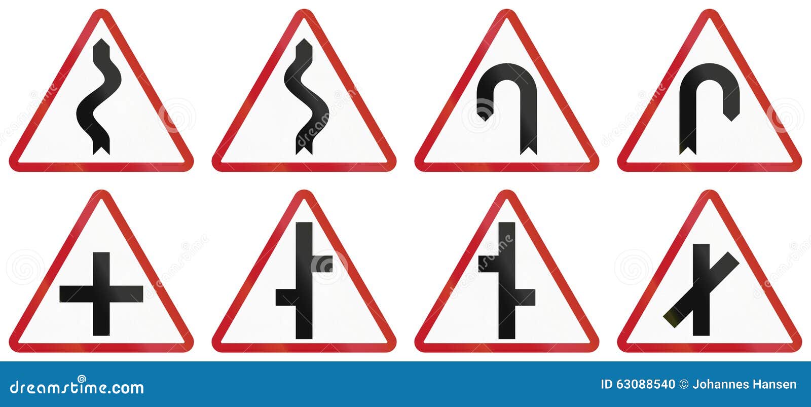Collection of Philippine Warning Road Signs Stock Illustration ...