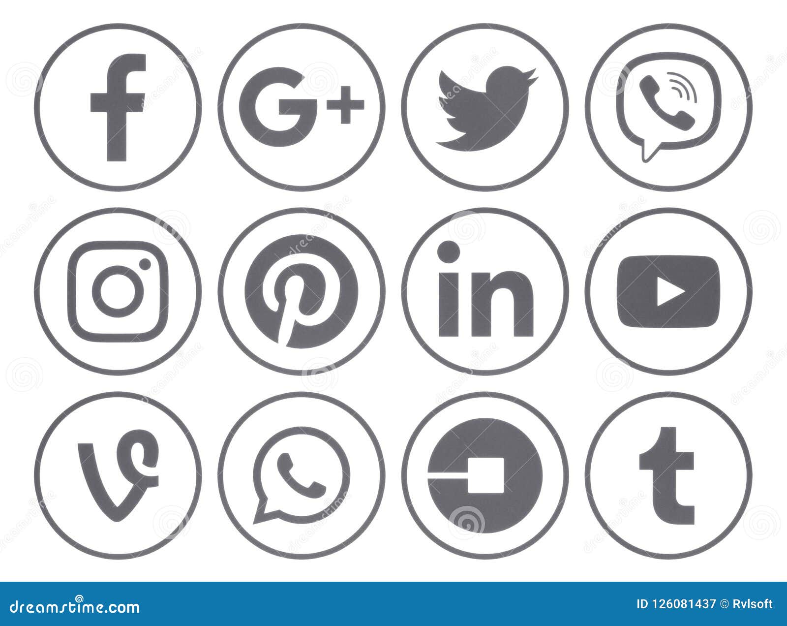 isla primer ministro Humorístico Social Media Gray Icons Stock Illustrations – 1,512 Social Media Gray Icons  Stock Illustrations, Vectors & Clipart - Dreamstime